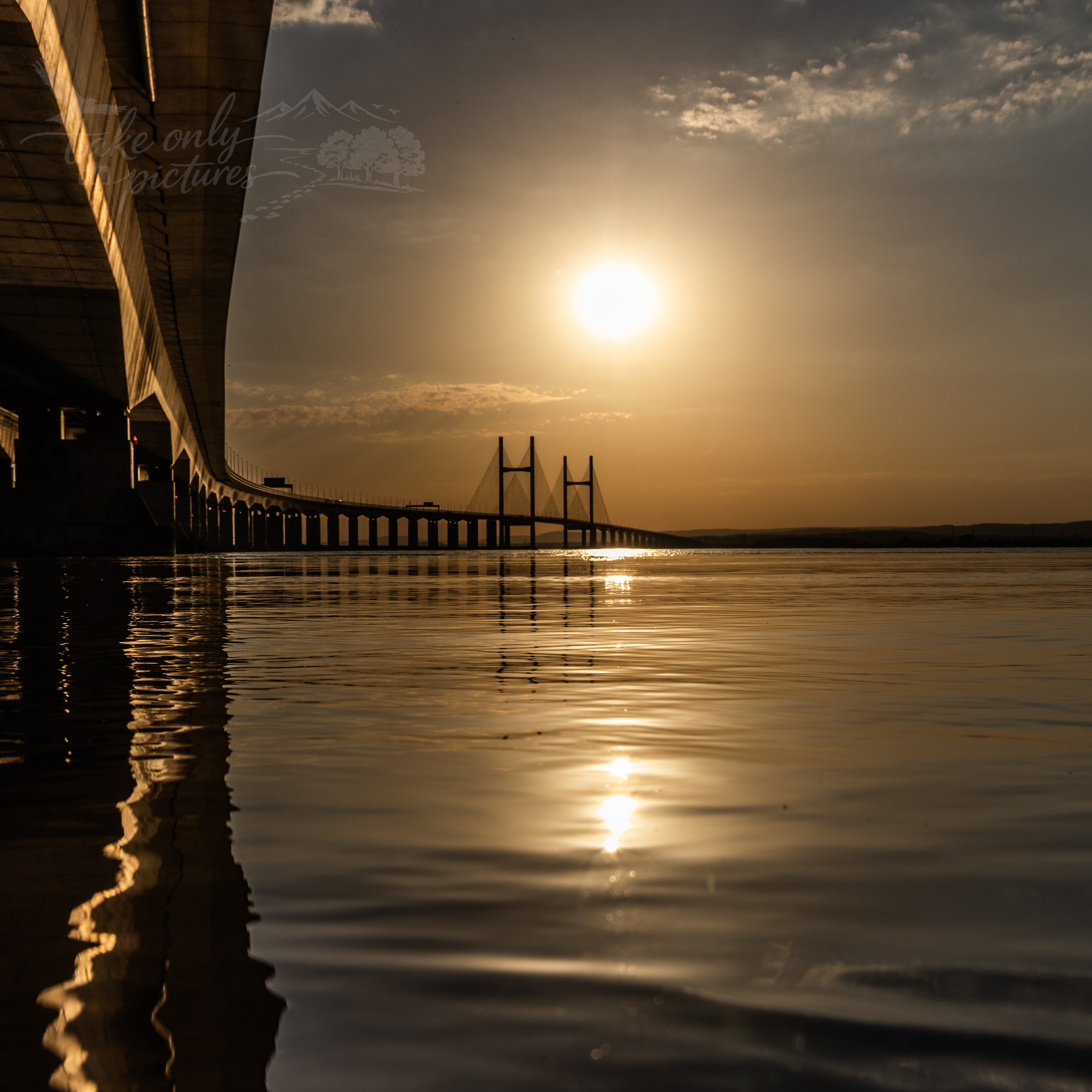 After the eclipse, Second Severn Crossing, Severn Beach