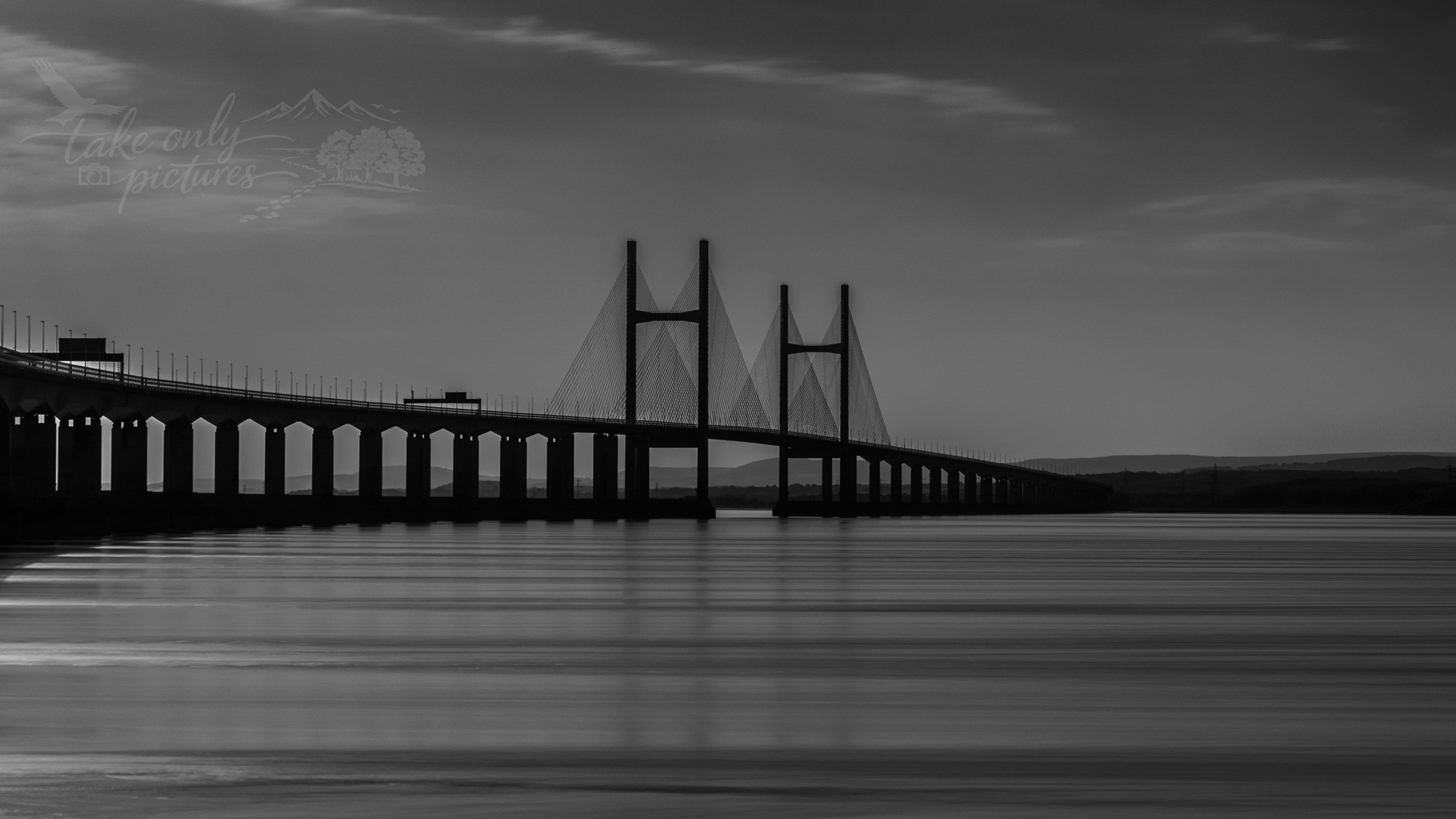 Second Severn Crossing, Severn Beach mono (pre-solar eclipse)