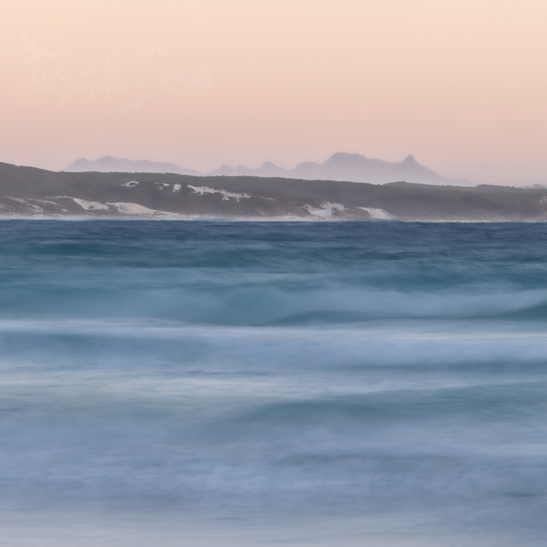 Stirling Ranges from Cheynes Beach, WA
