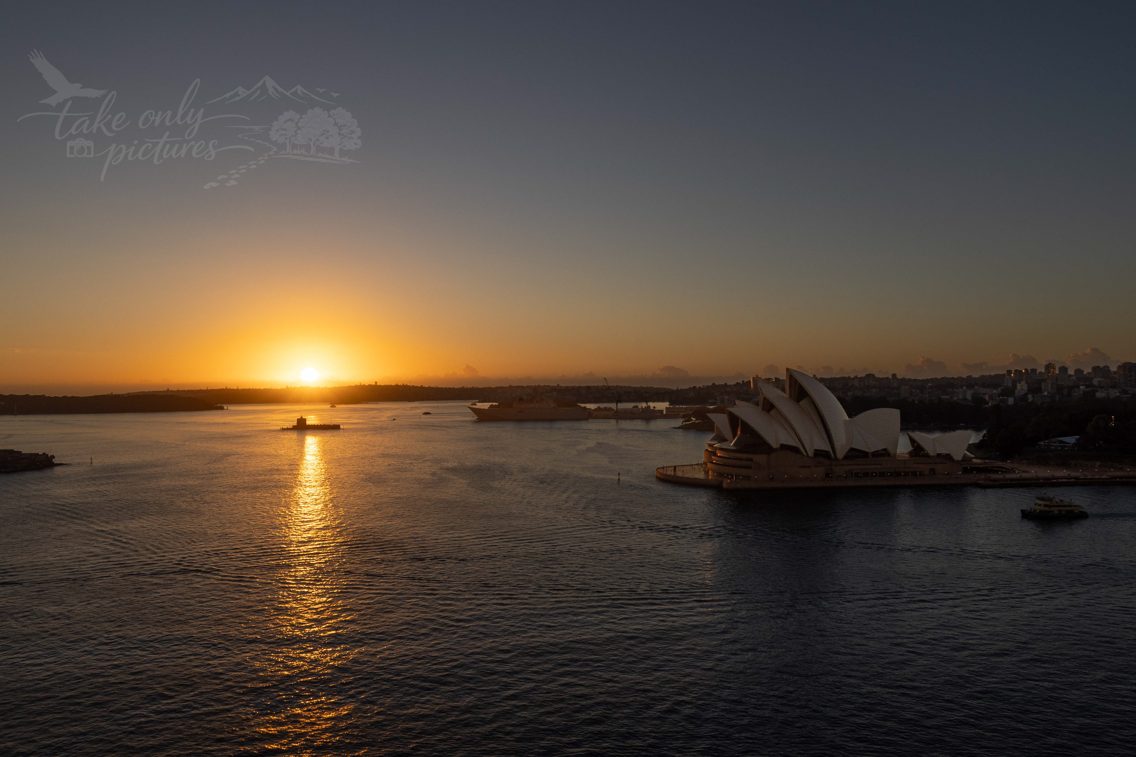 Port Jackson sunrise, Sydney, NSW