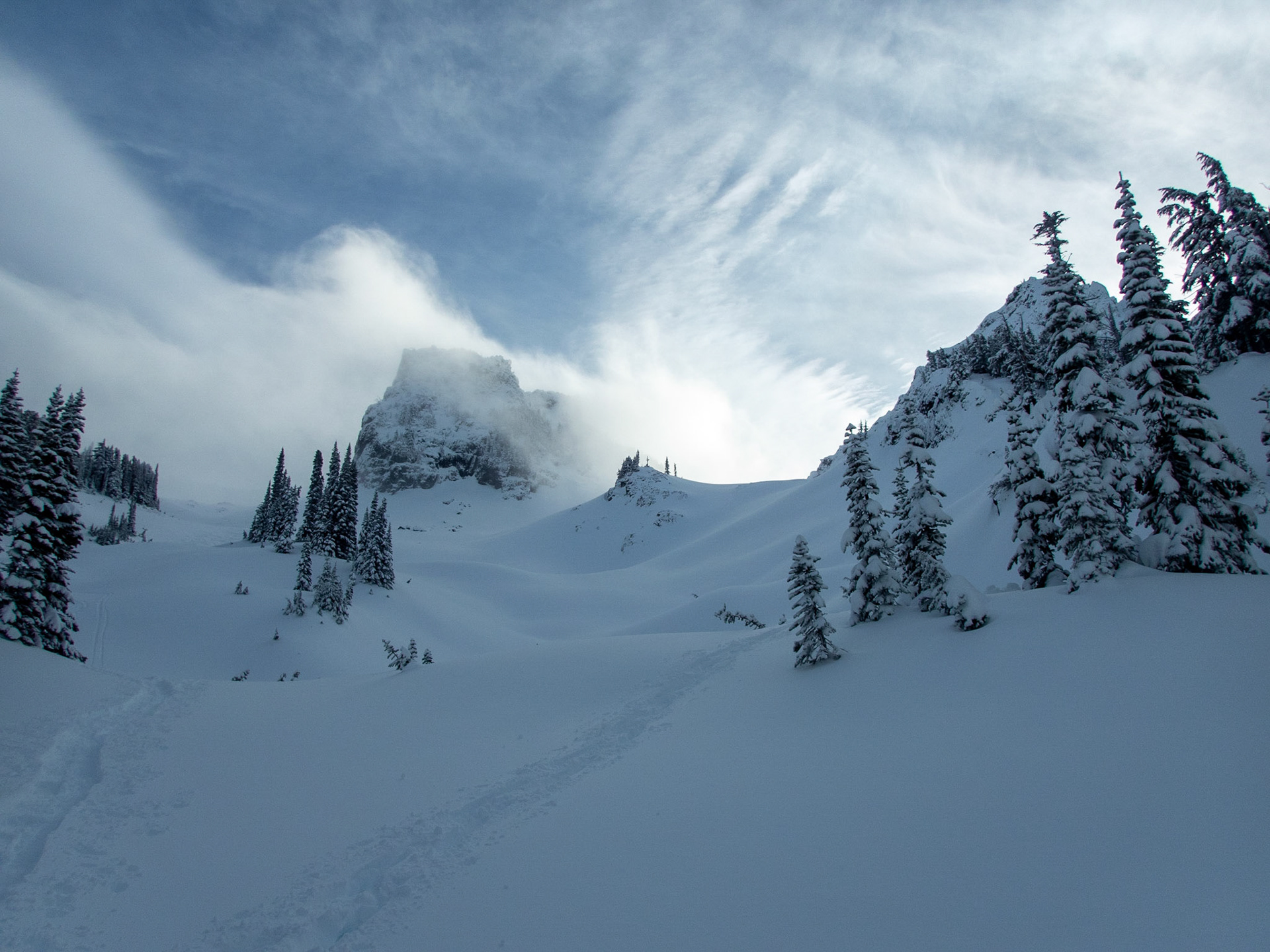 Approaching The Castle, Mt. Rainier