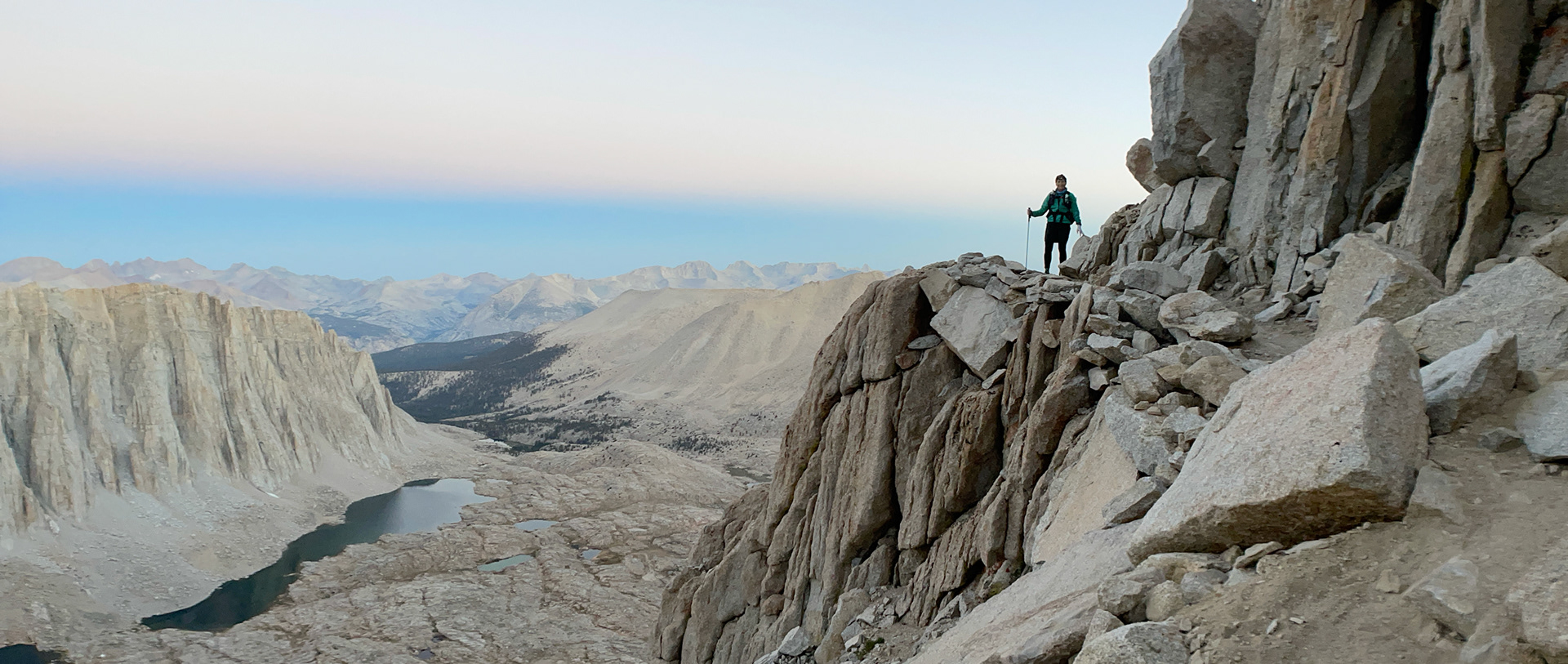 It's a long way down