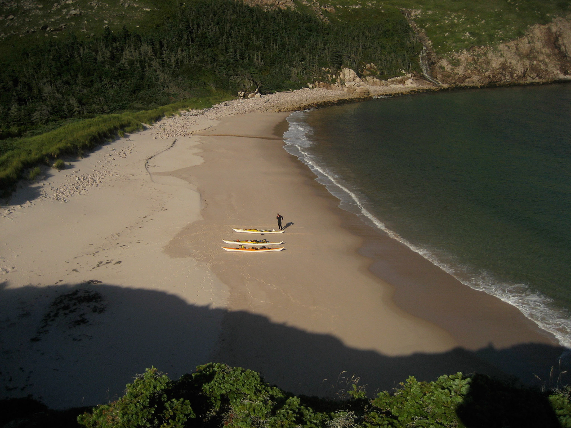 Pulled up for the Night. Newfoundland South Coast.