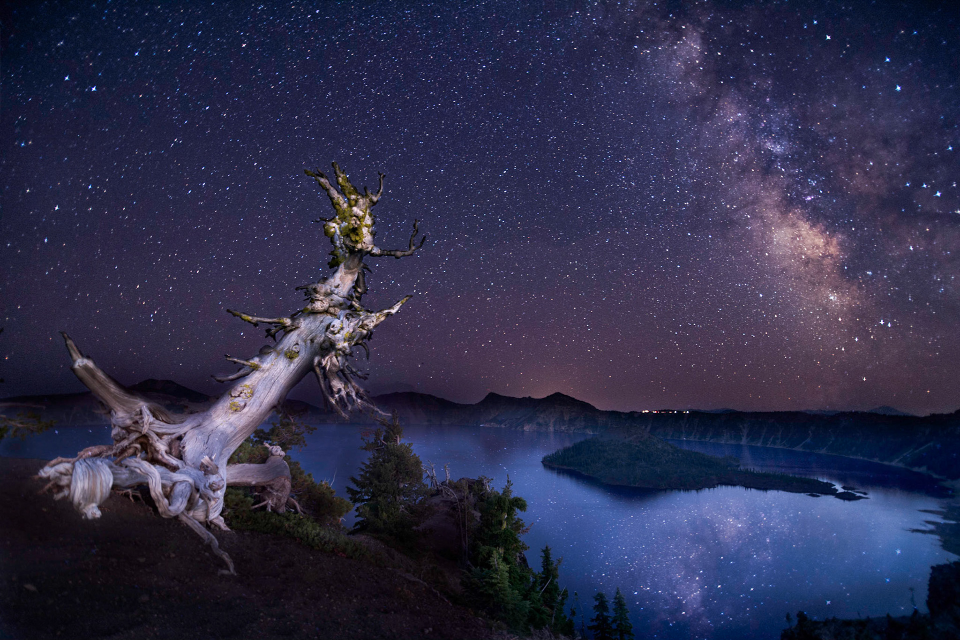 Crater Lake at Nite