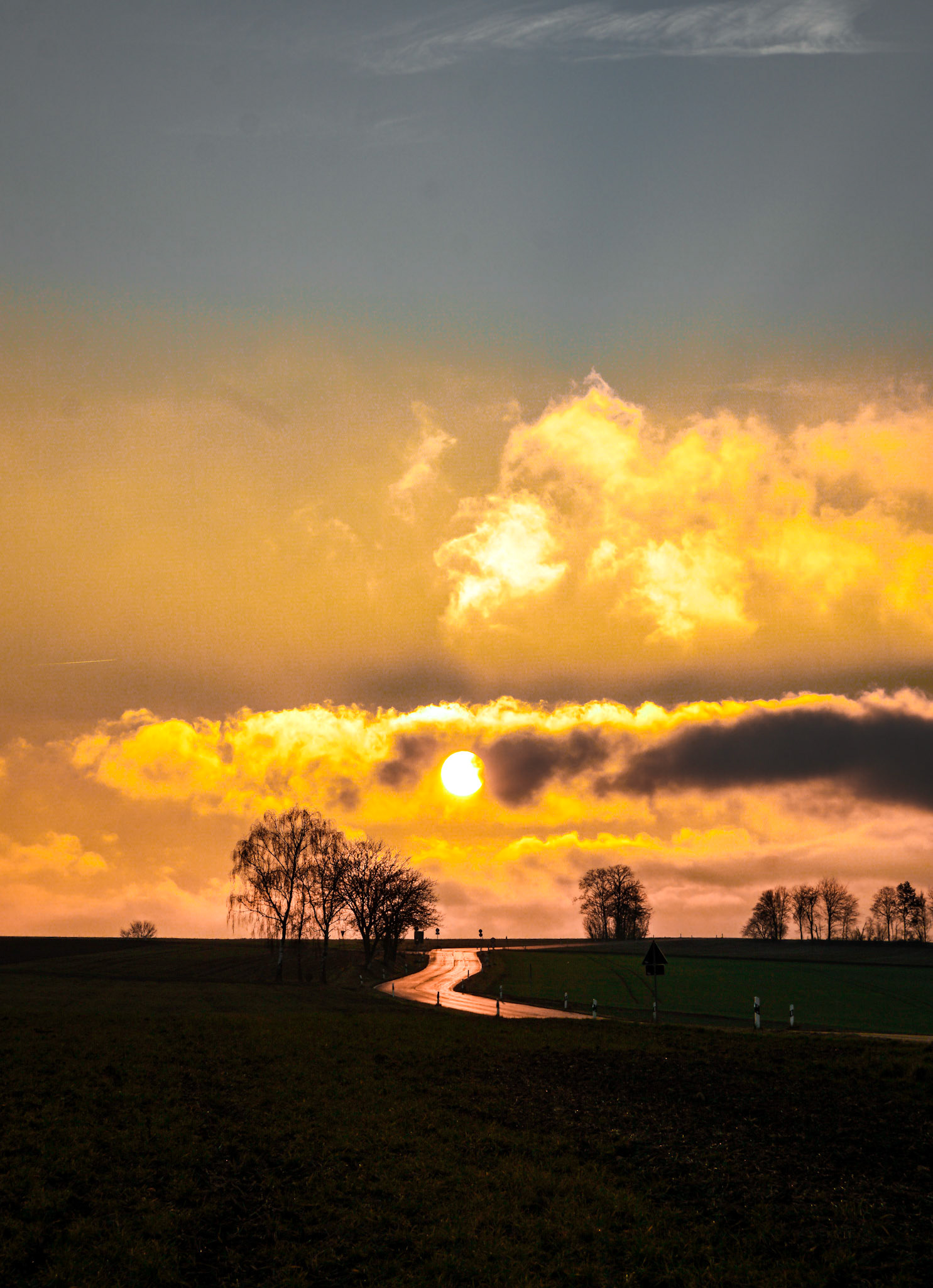 Der Tag schließt die Augen