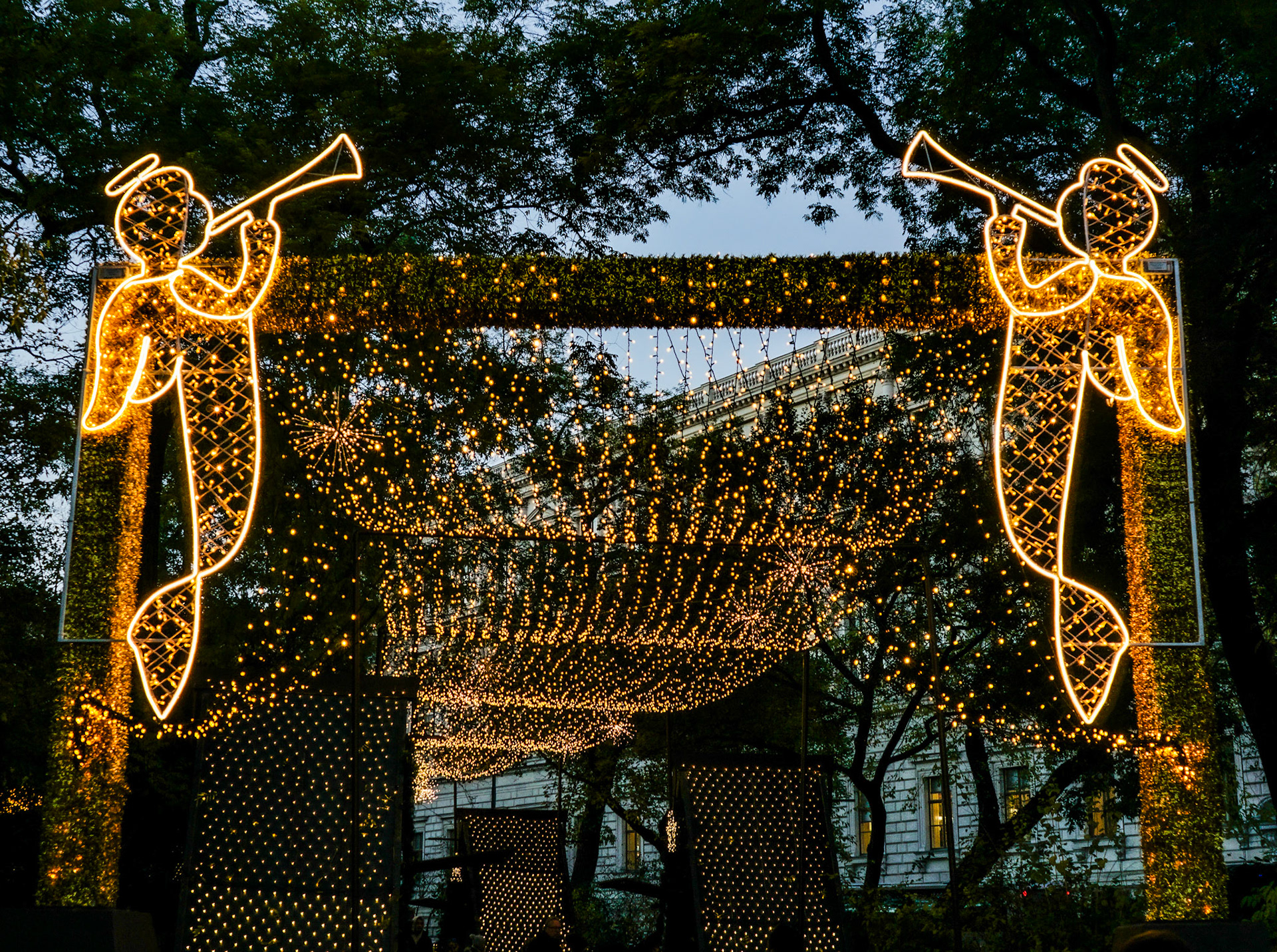 Märchenhafte Szenerie im Park