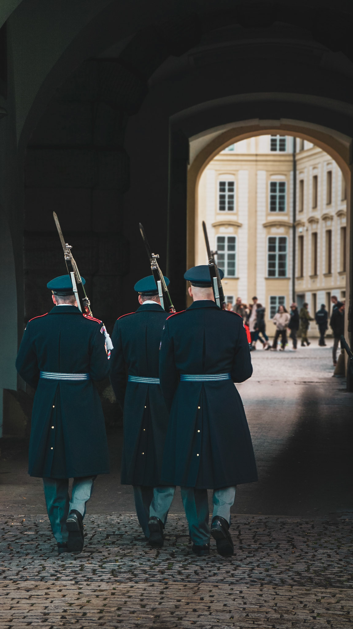 Wachwechsel am Schloss