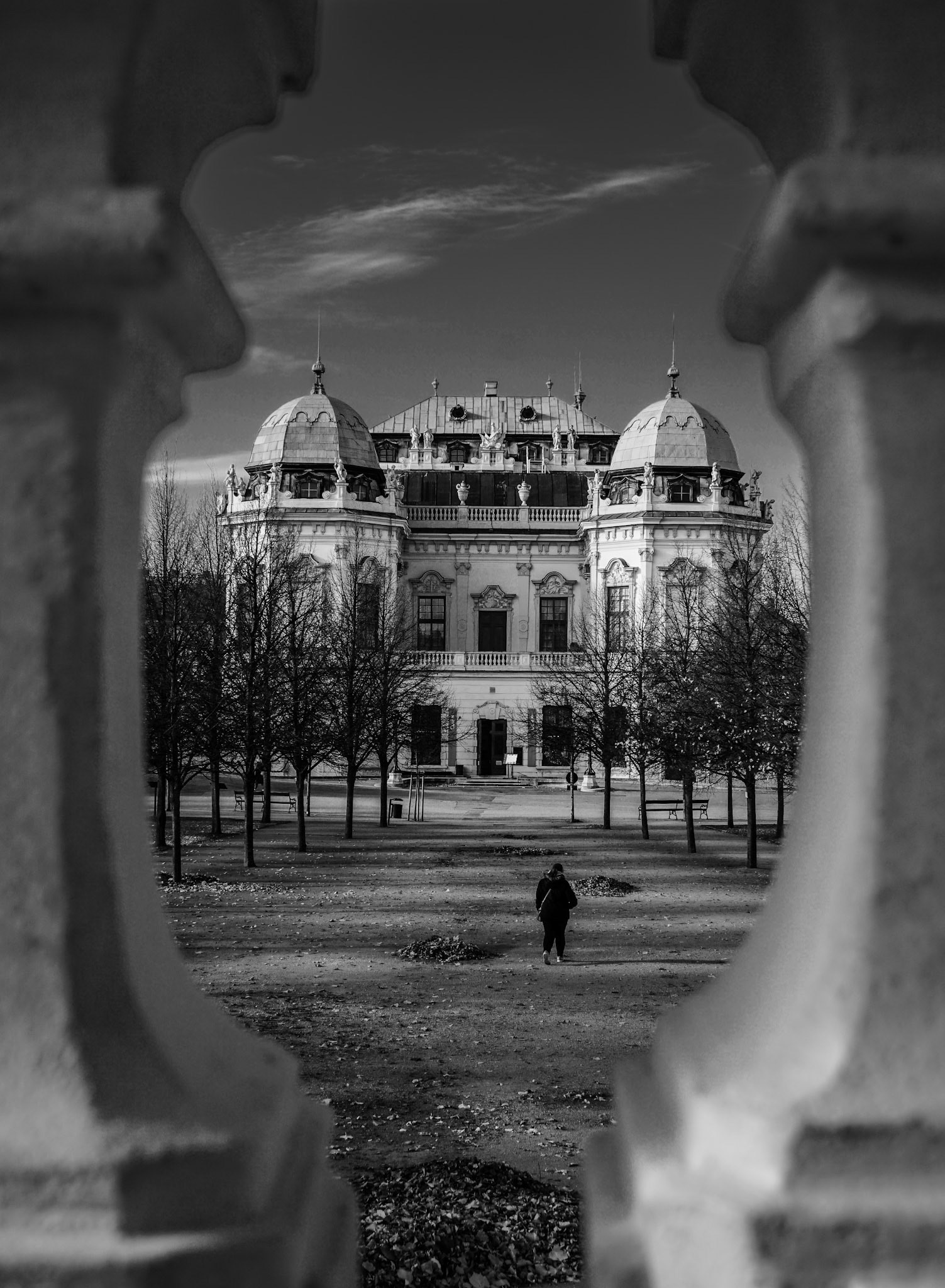 Architektur mit Blickfang – reduziert auf das Wesentliche