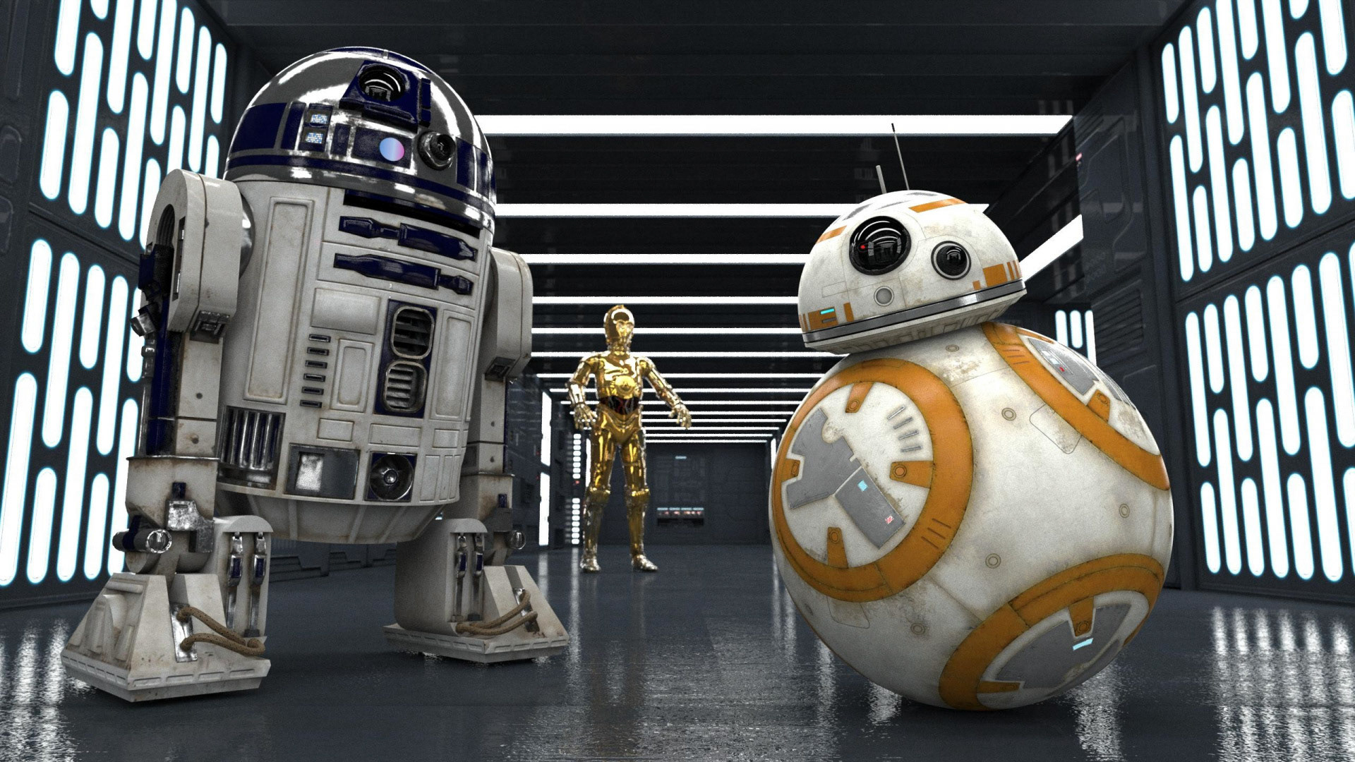 R2-D2+BB-8+C-3PO by Google