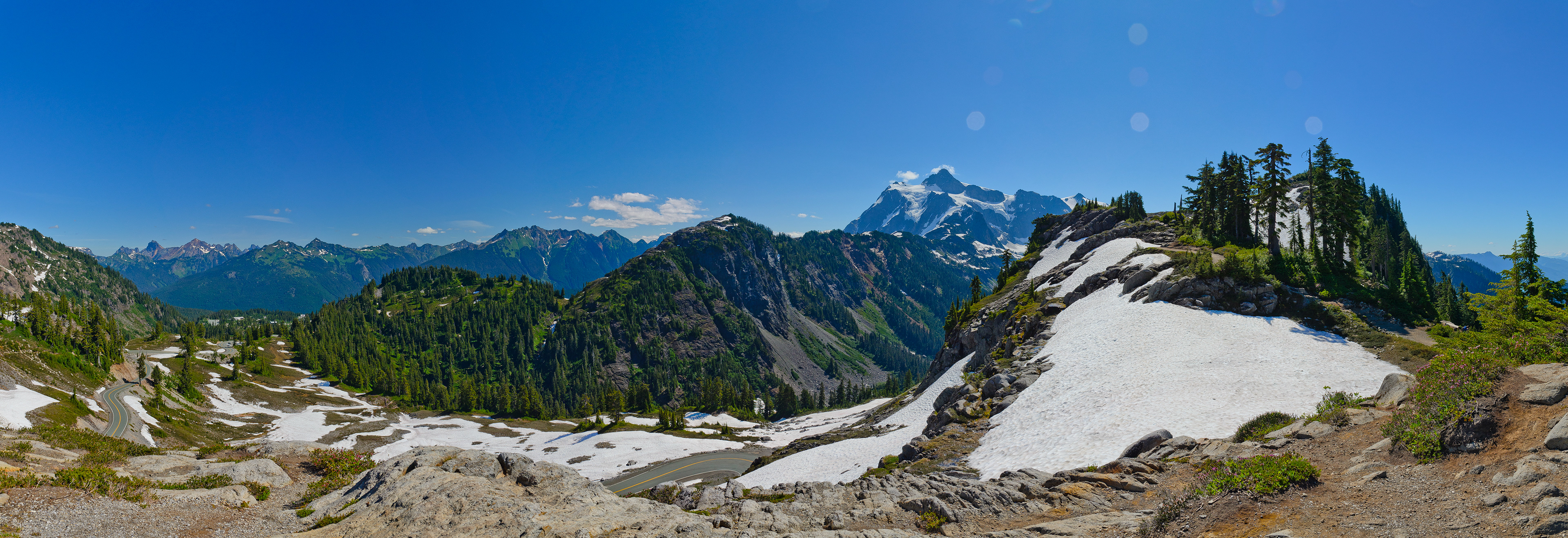 Cascades, mountains, Washington, Mt. Shuksan, Mt. Baker area, Artist's Point