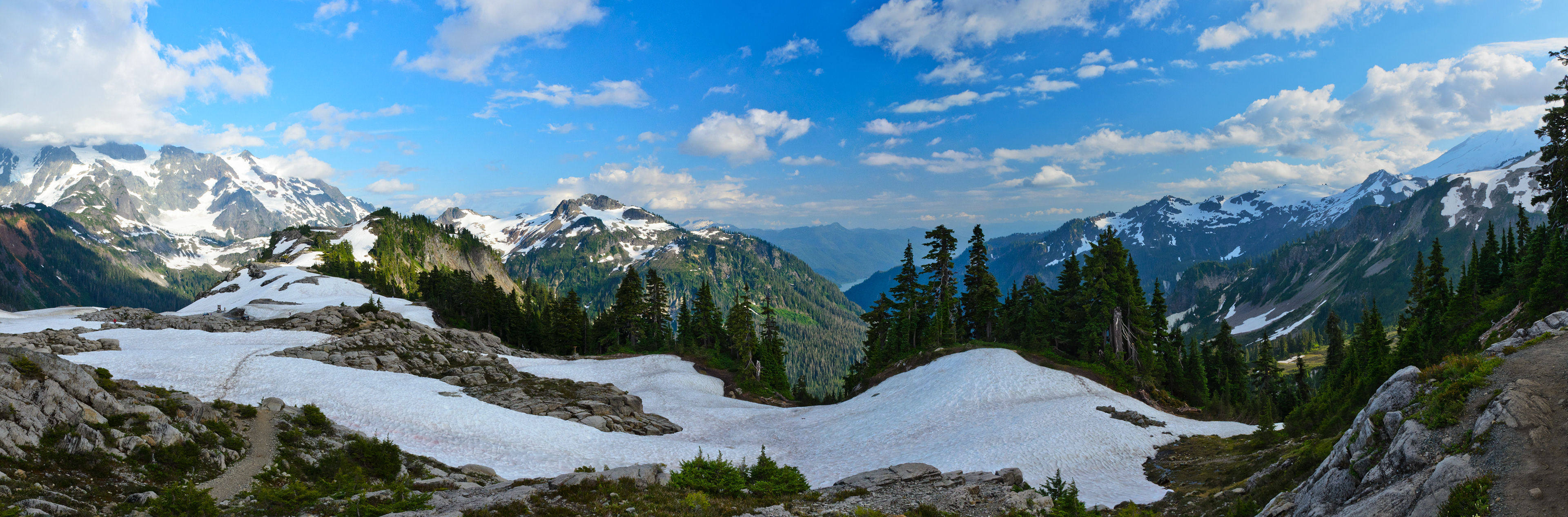 Cascades, mountains, Washington, Mt. Baker area, Artist's Point