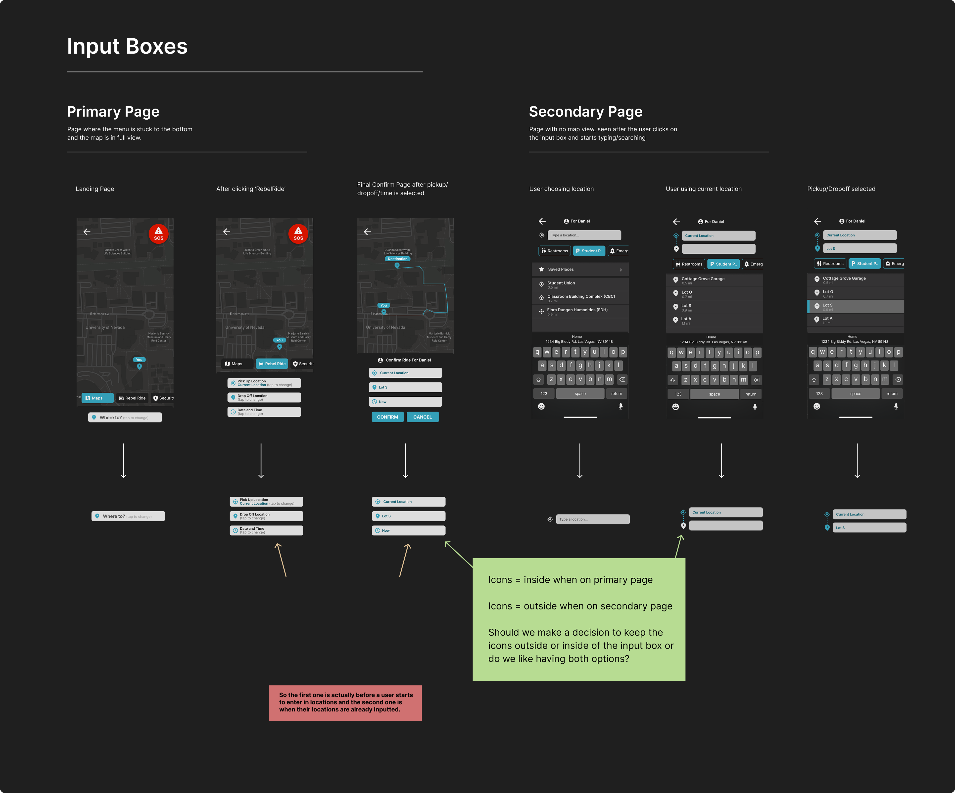 INPUT BOXES