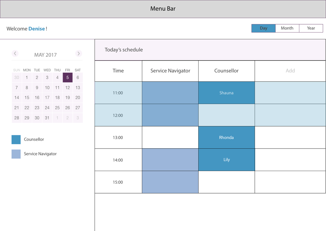 My Schedule today