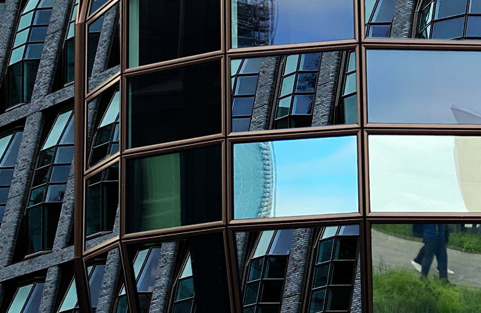 Barrel Window Facade