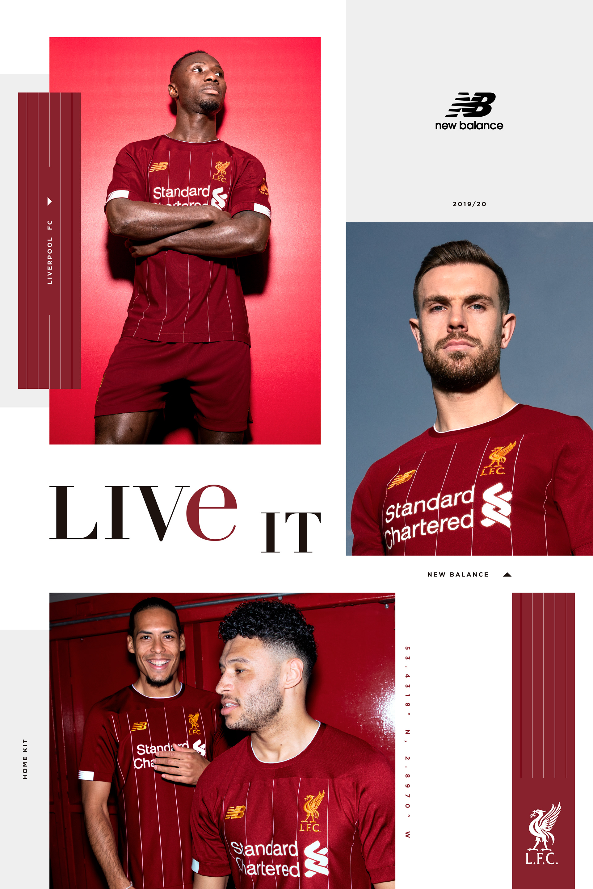 Liverpool FC | 6 Sheets Key Arts | Home Kit B