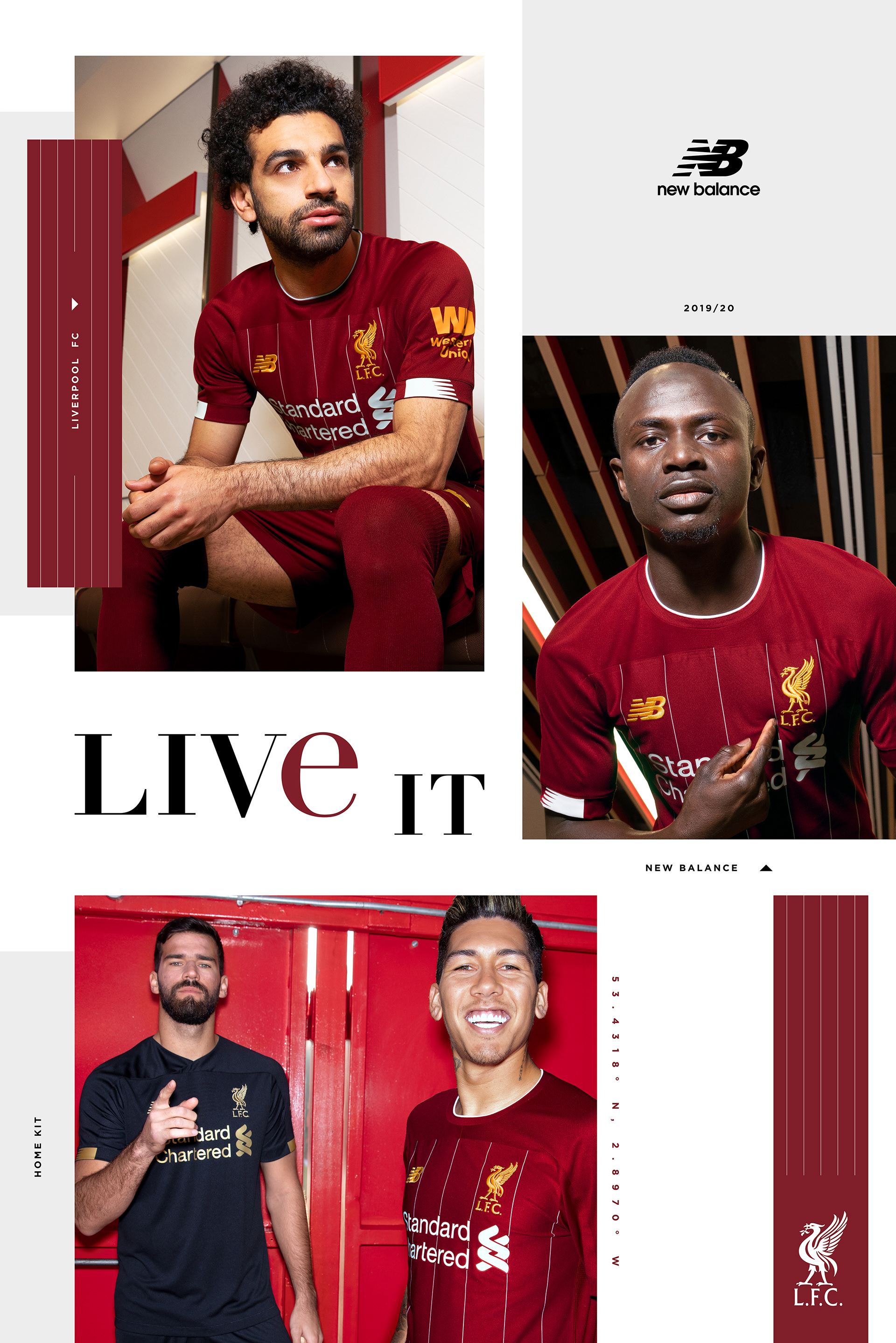 Liverpool FC | 6 Sheets Key Arts | Home Kit A