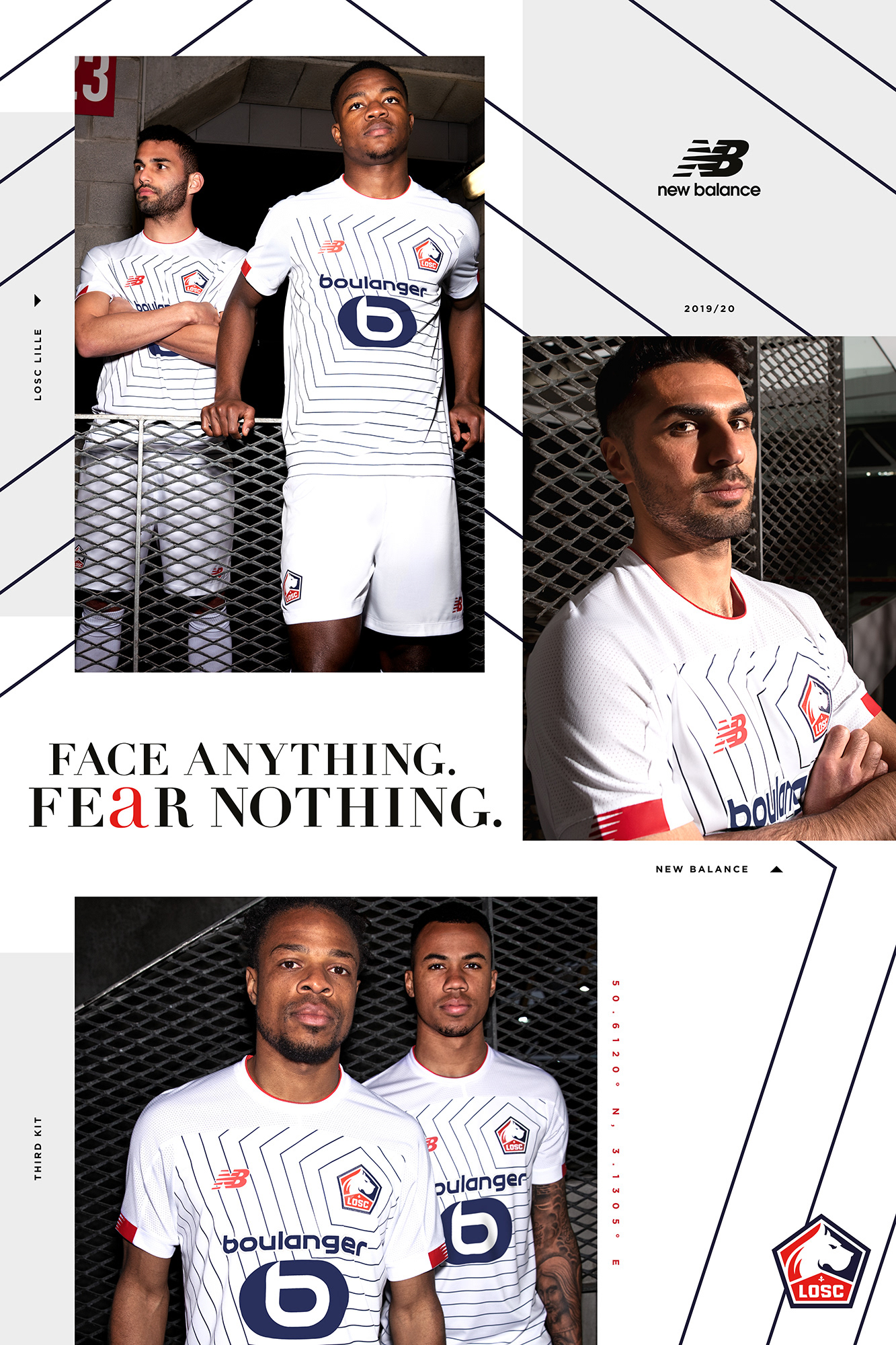 LOSC Lille | 6 Sheets Key Arts | Third Kit