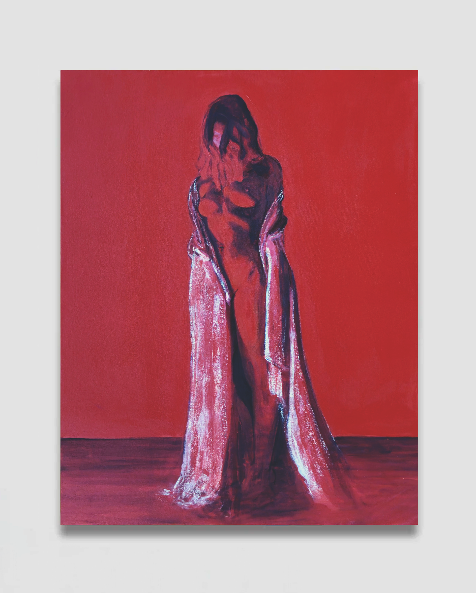 58o, 2025 Acrylic, pastel on Canvas 590x750