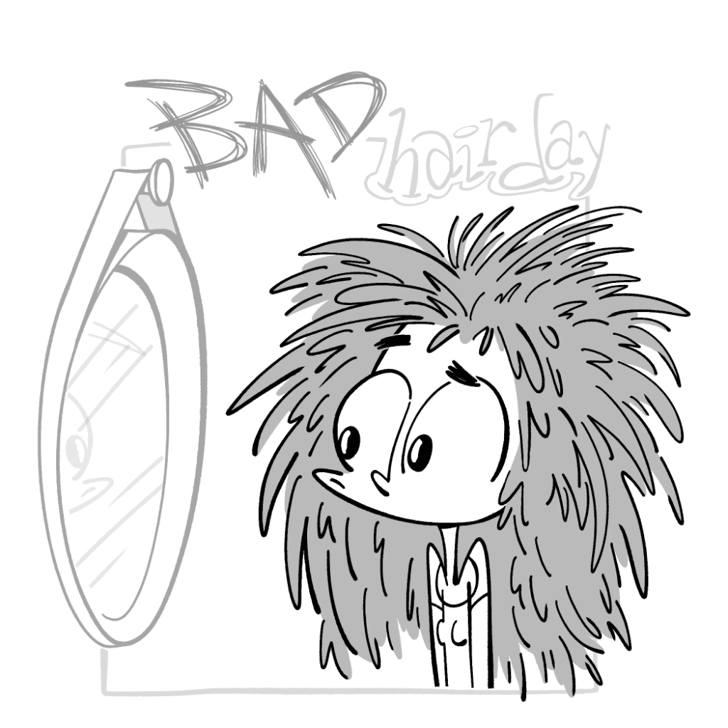 Dia de cabelo rebelde