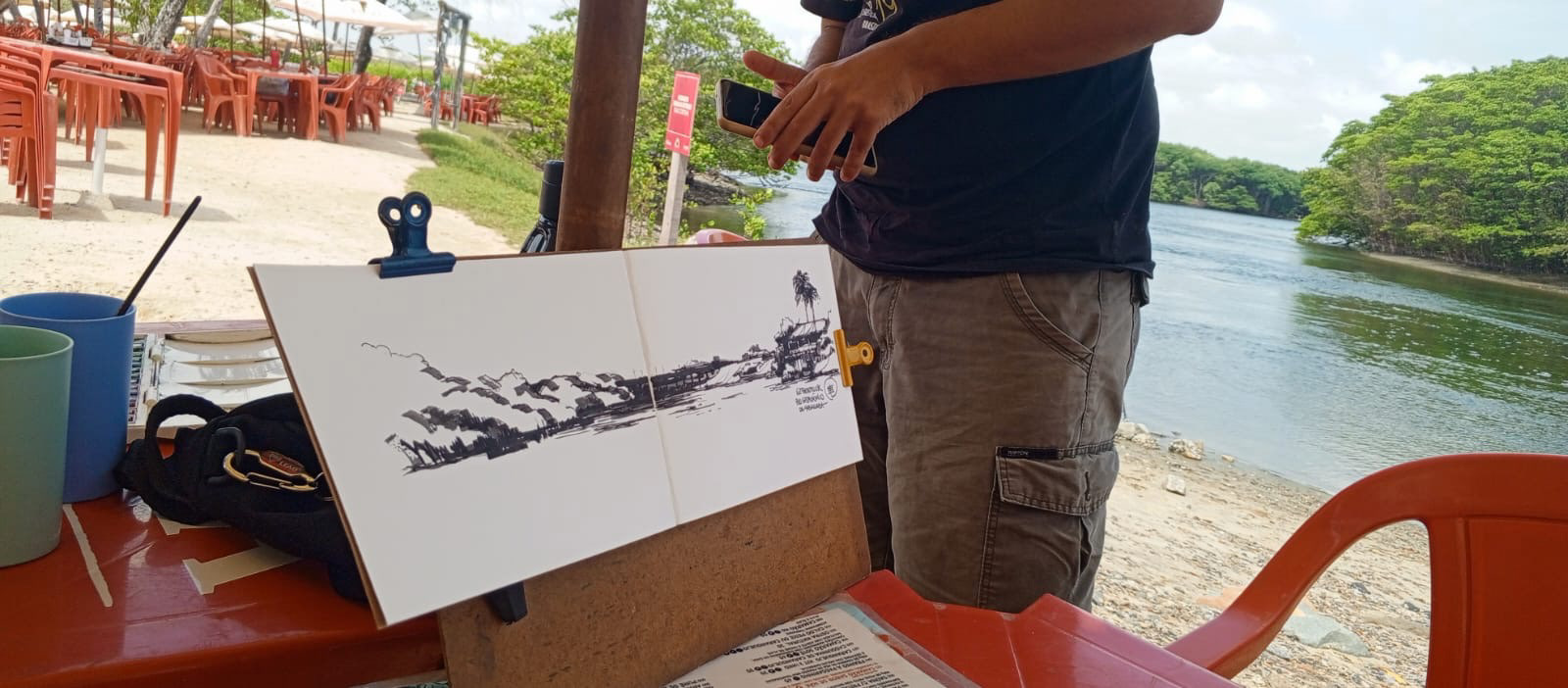 Drawing by Fabrício Porto