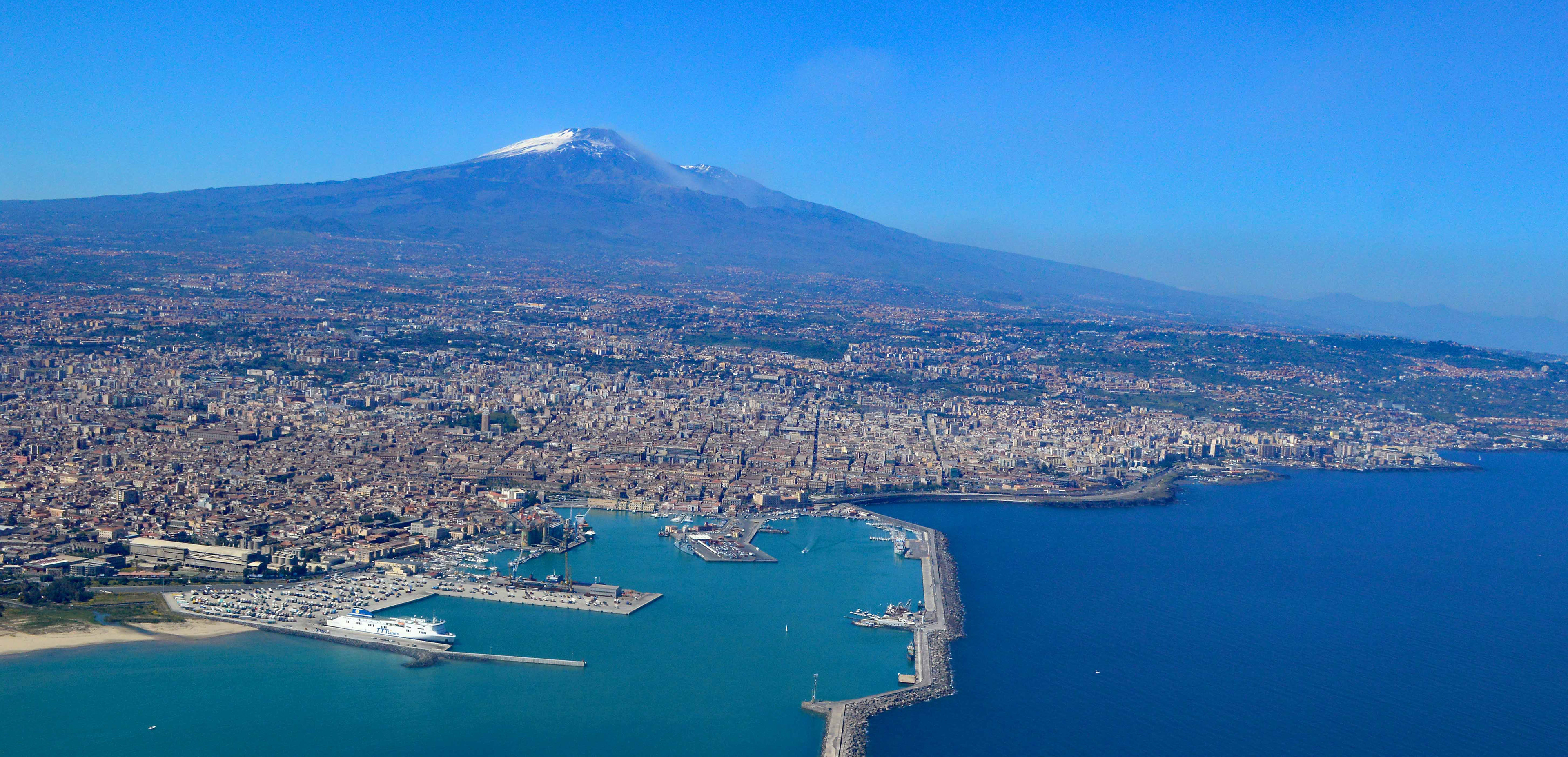 Mount Etna and Catania, Sicily