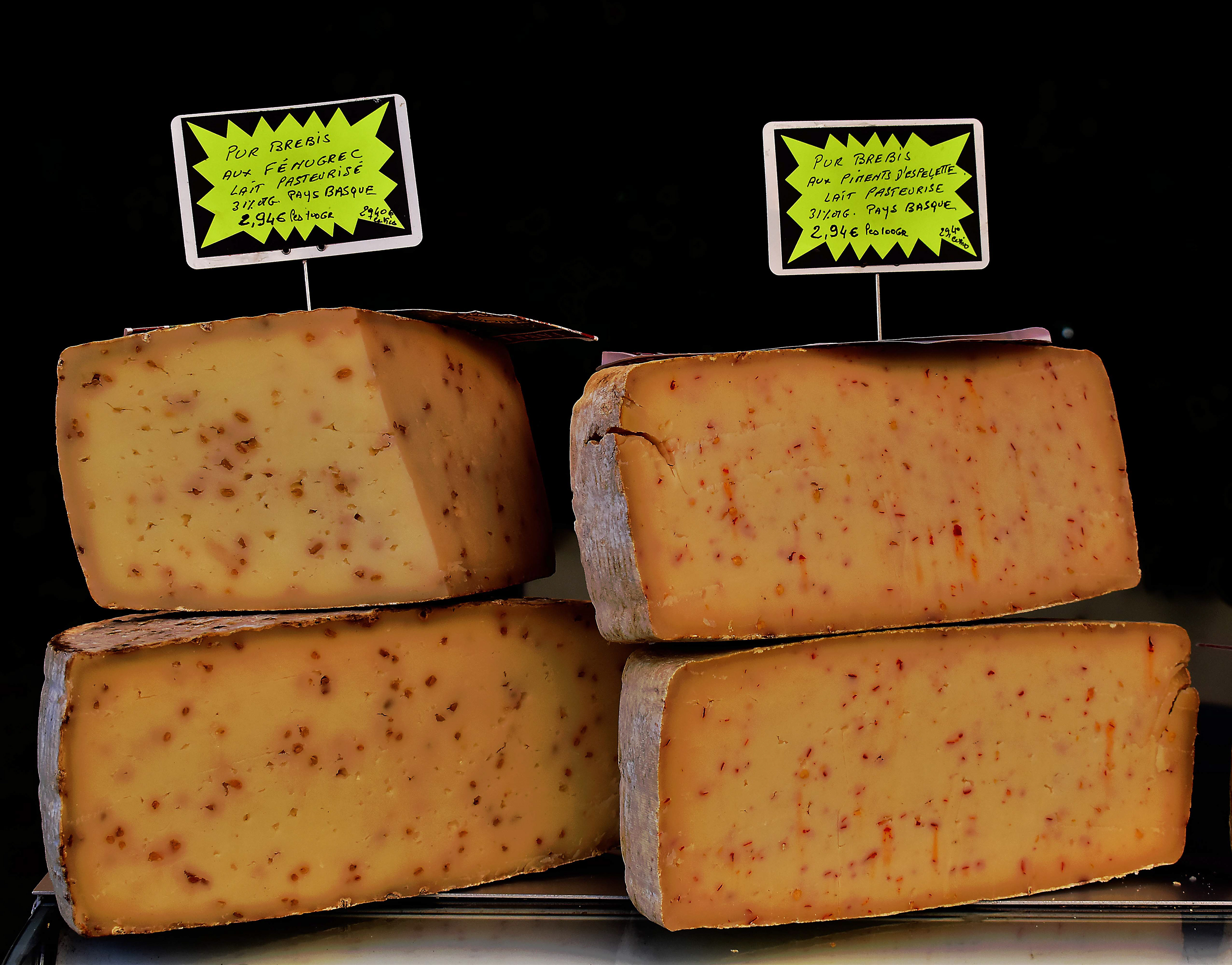 French Cheeses in Louhans, France