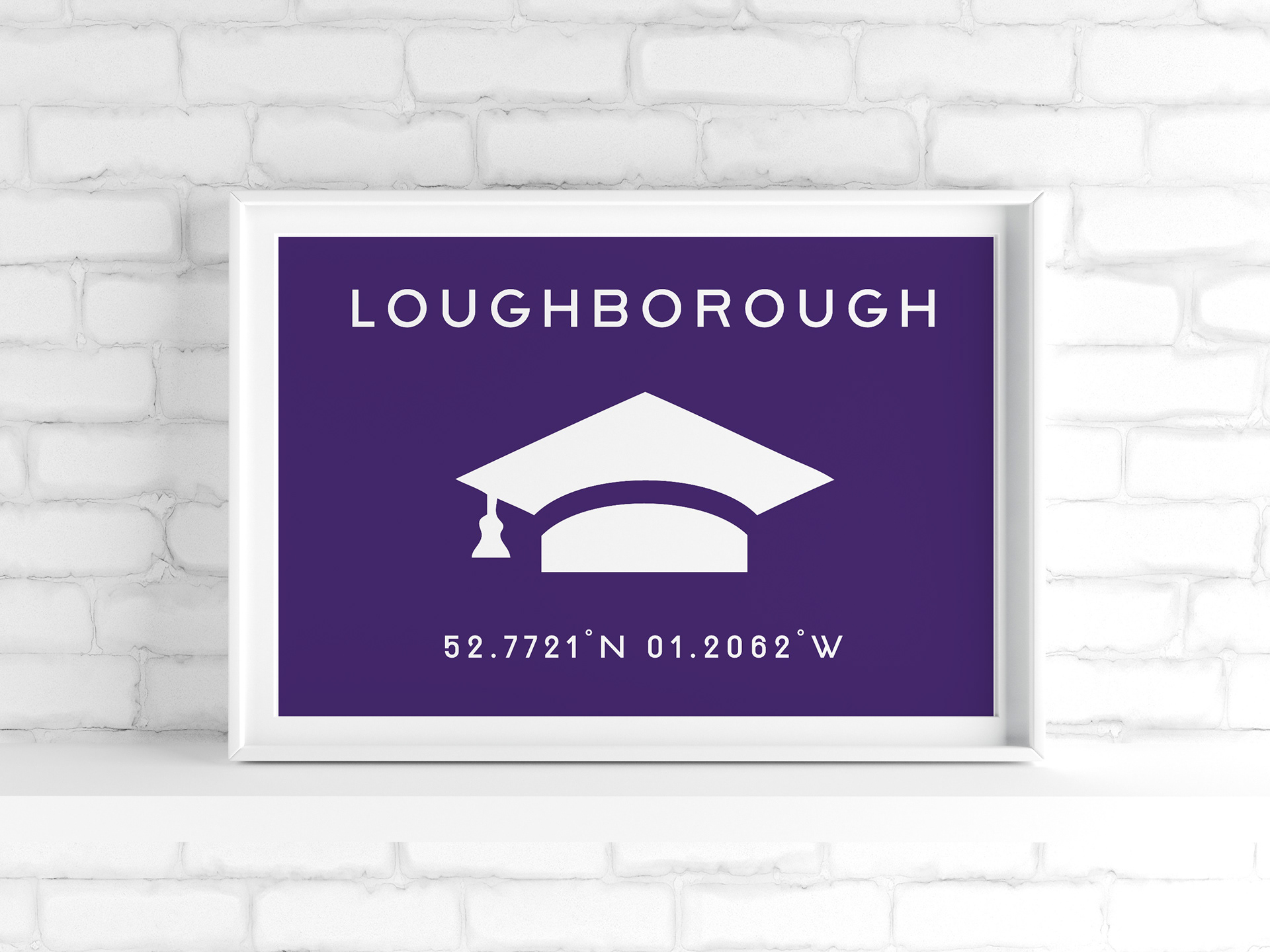 Loughborough Graduation Location Print