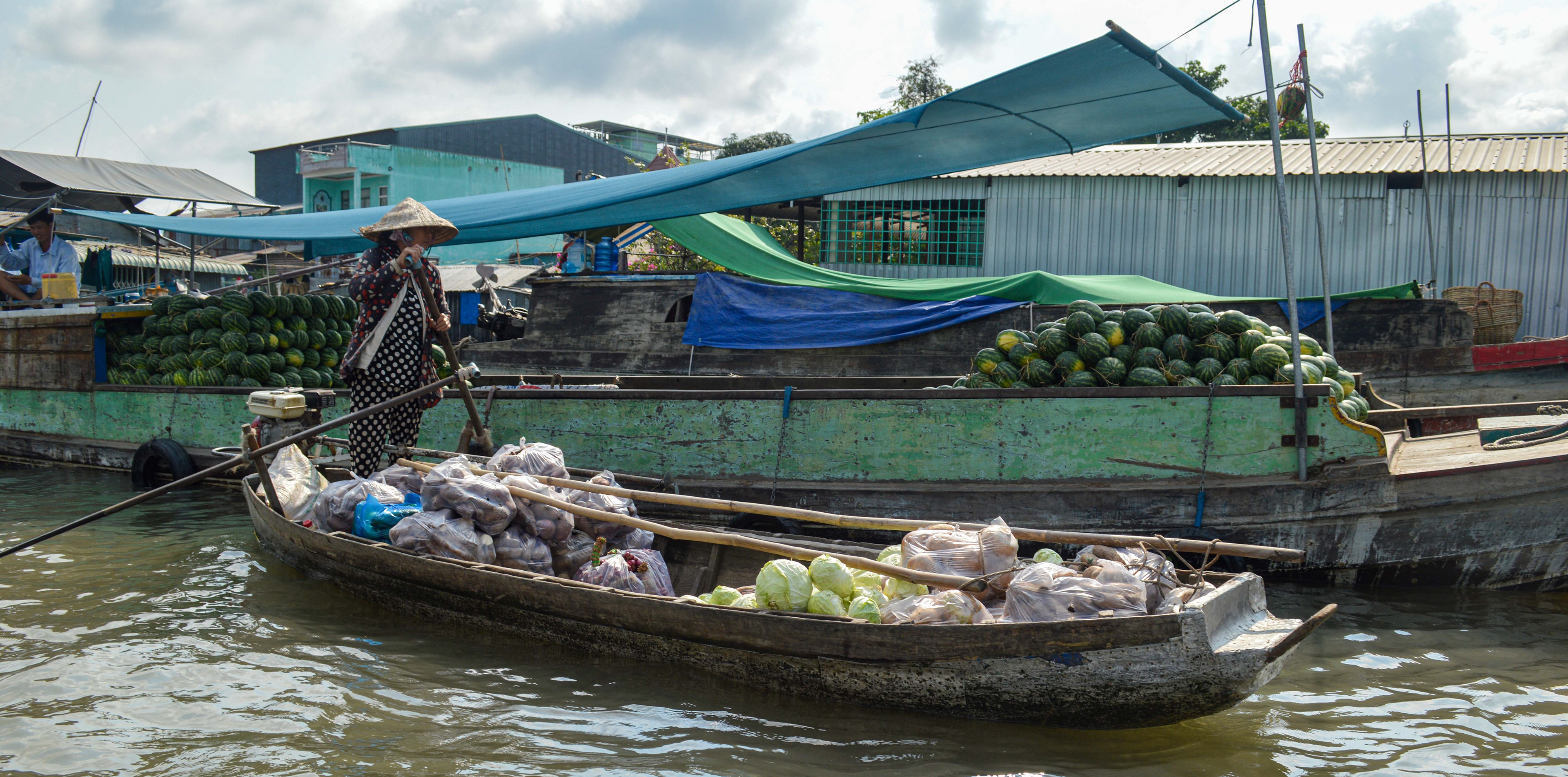 Floating Market, Mekong Delta, Vietnam