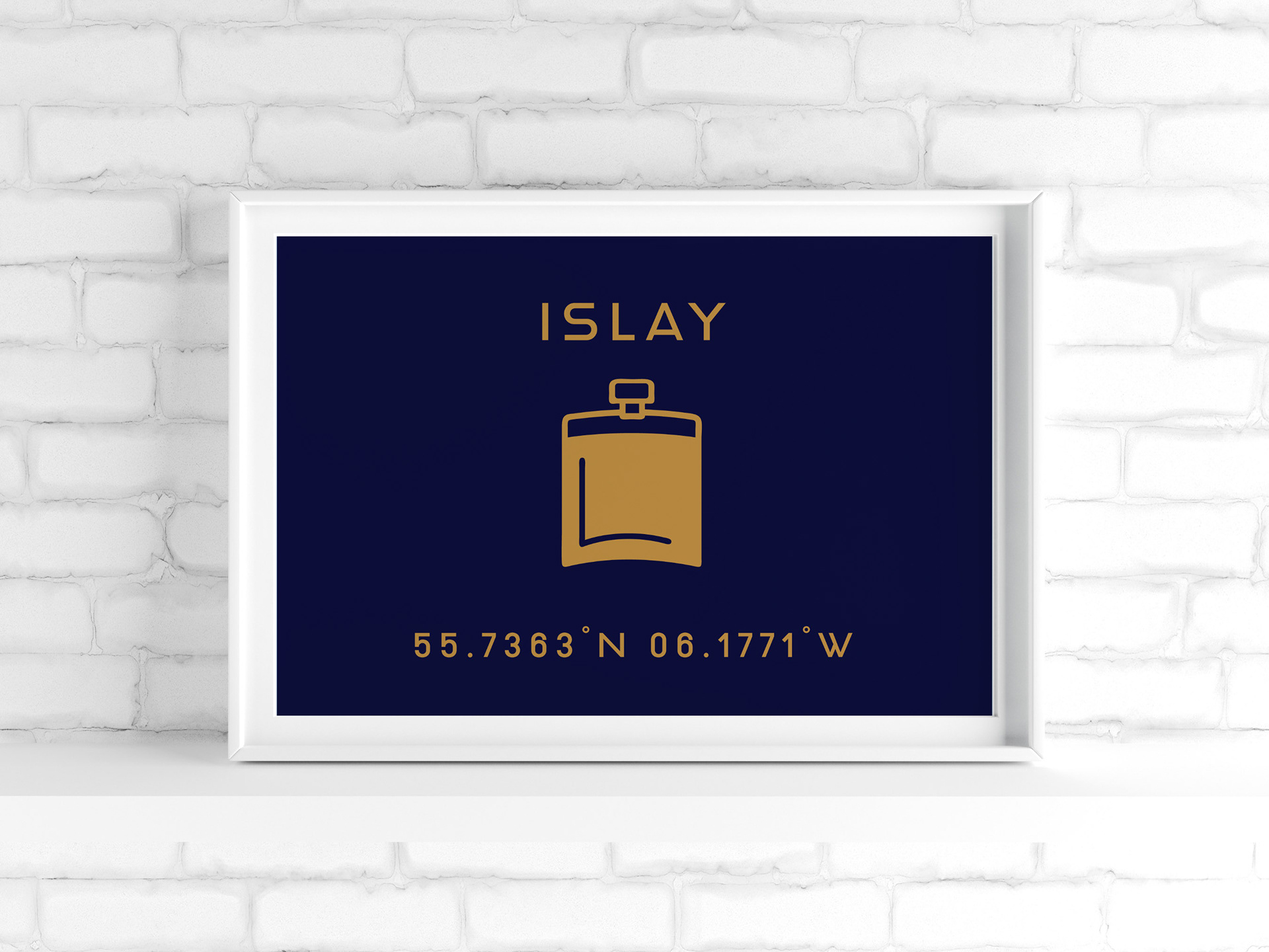  Islay Whiskey Location Print