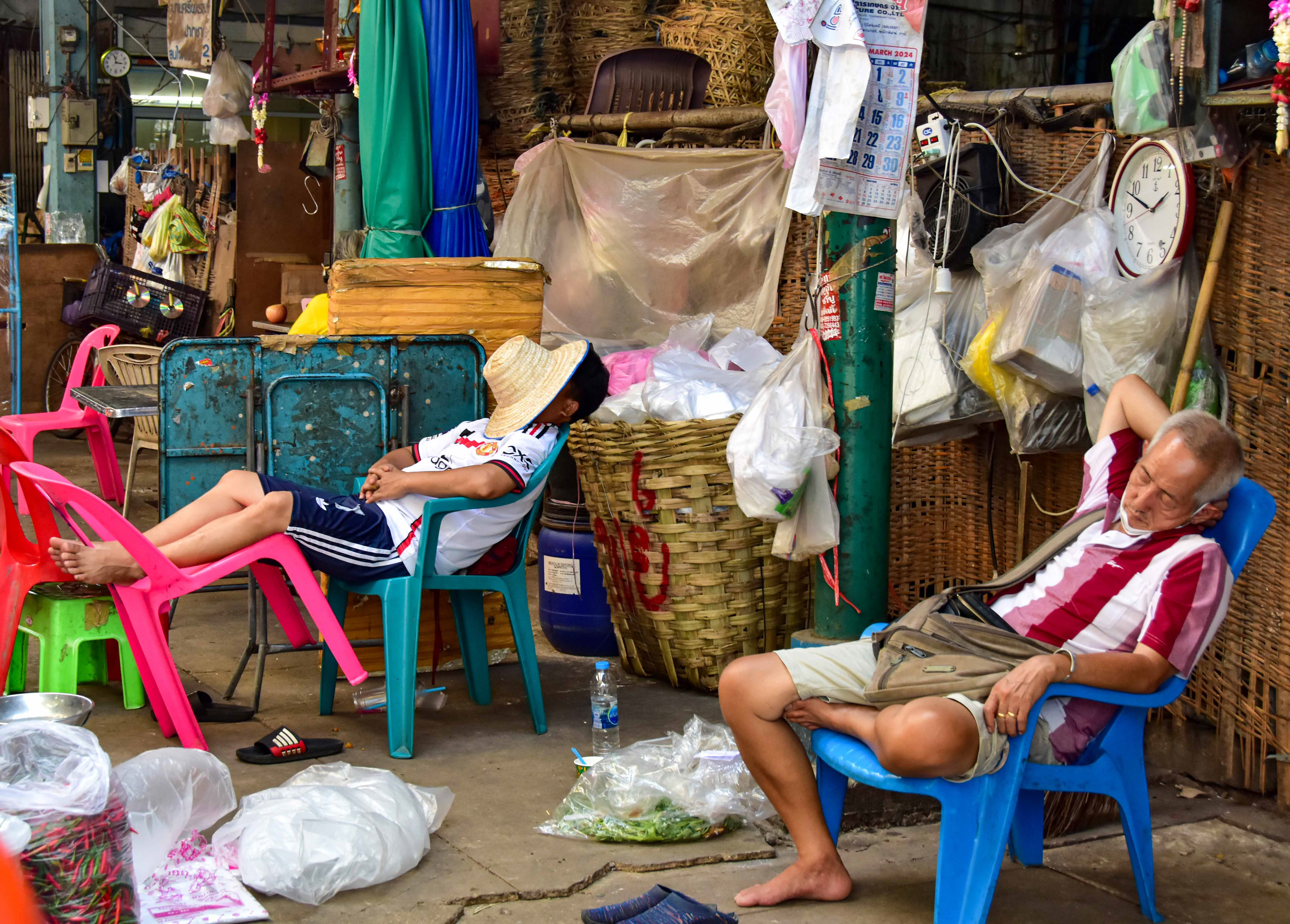 Busy Day, Thai Market, Bangkok