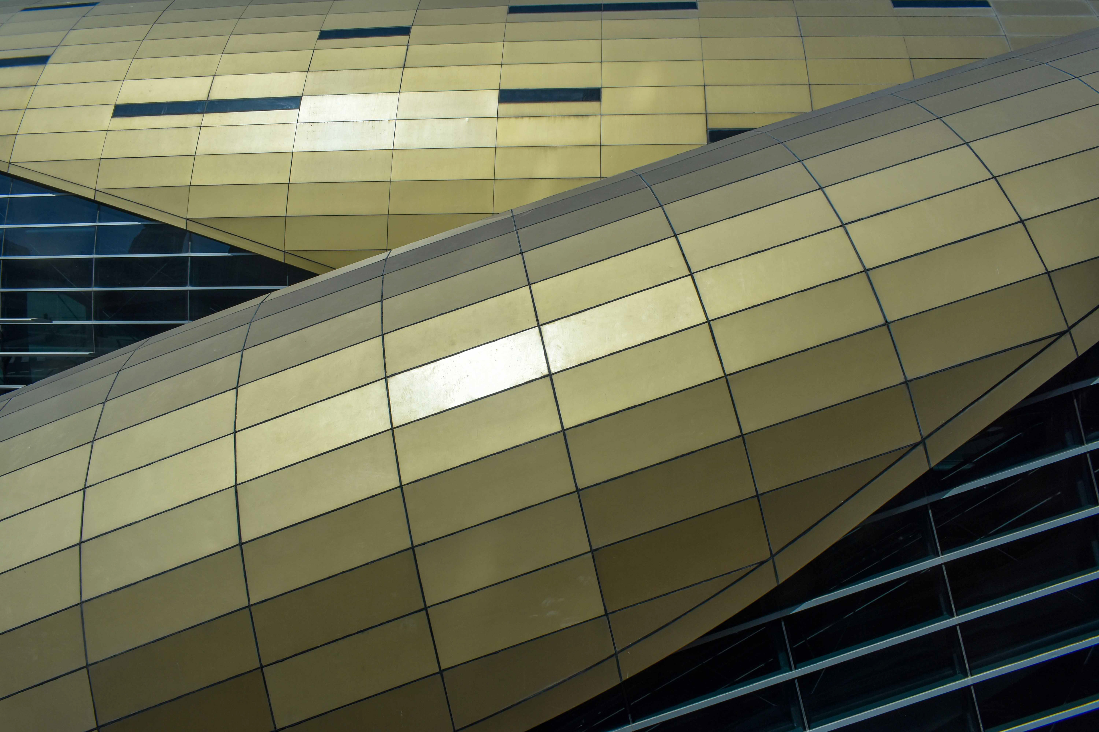 Abstract of Metro station, Dubai Mall, UAE