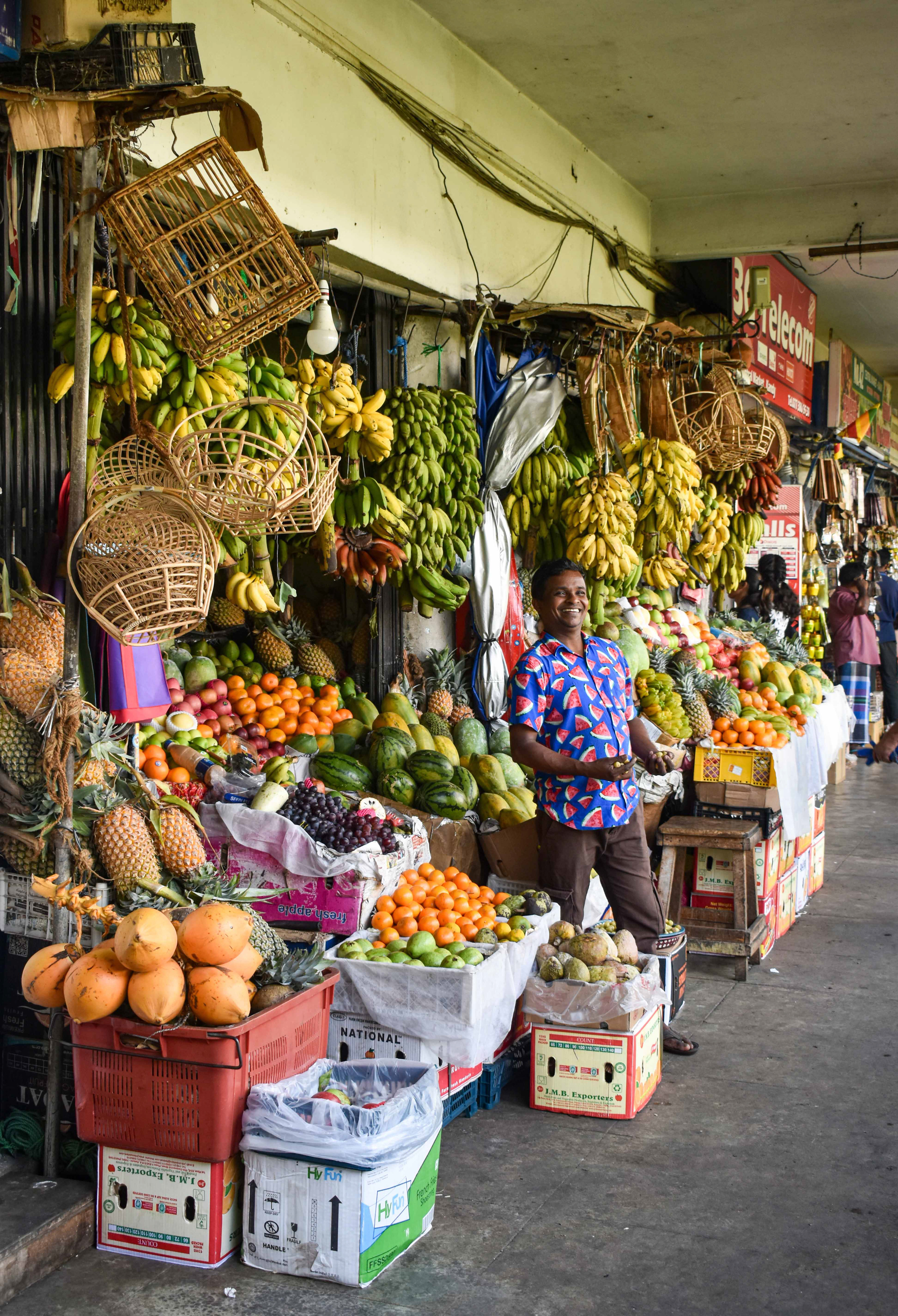 Happy Chappy at Kandy Market, Sri Lanka