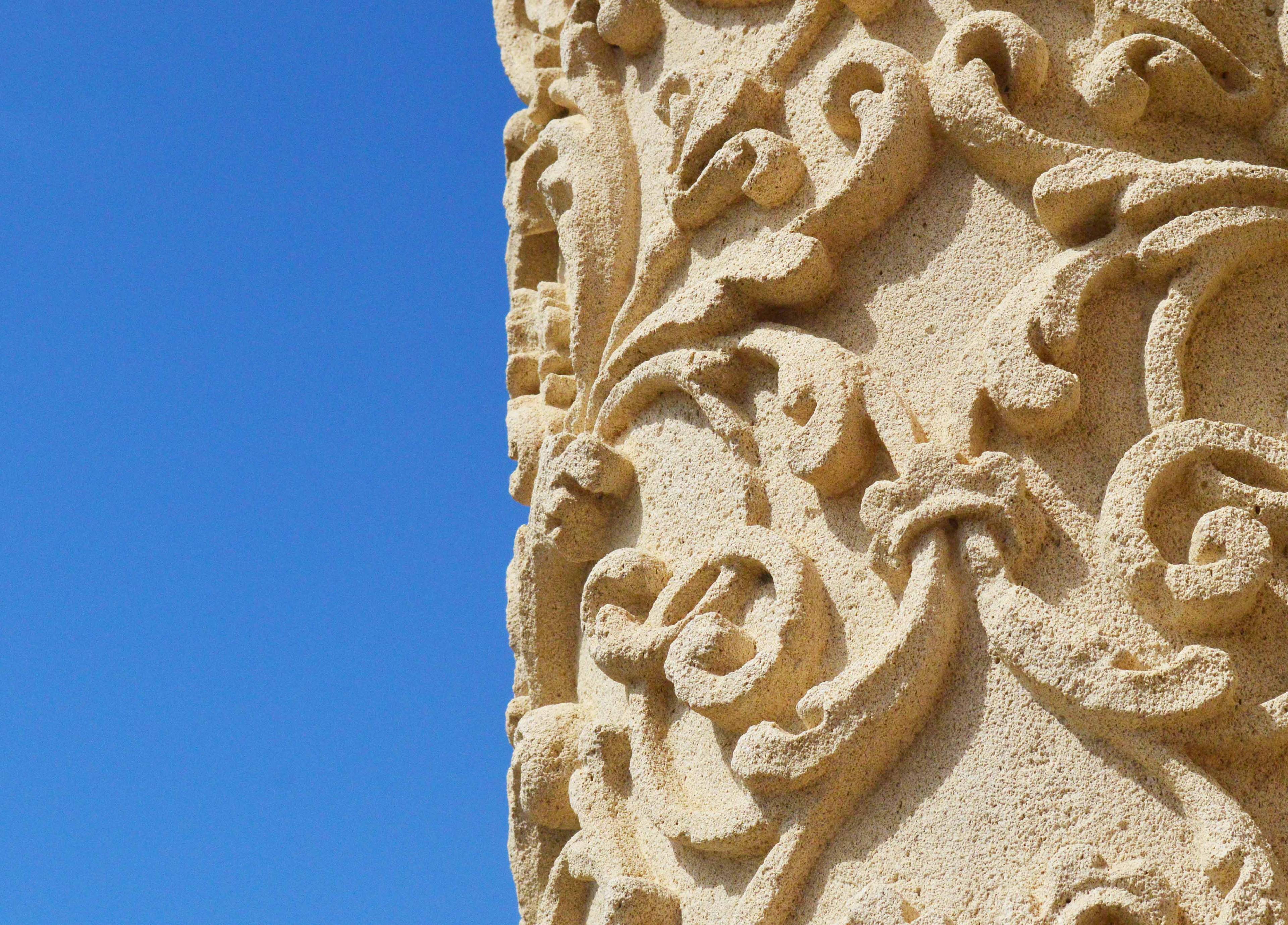 Baroque detail, Militello in Val di Catania, Sicily