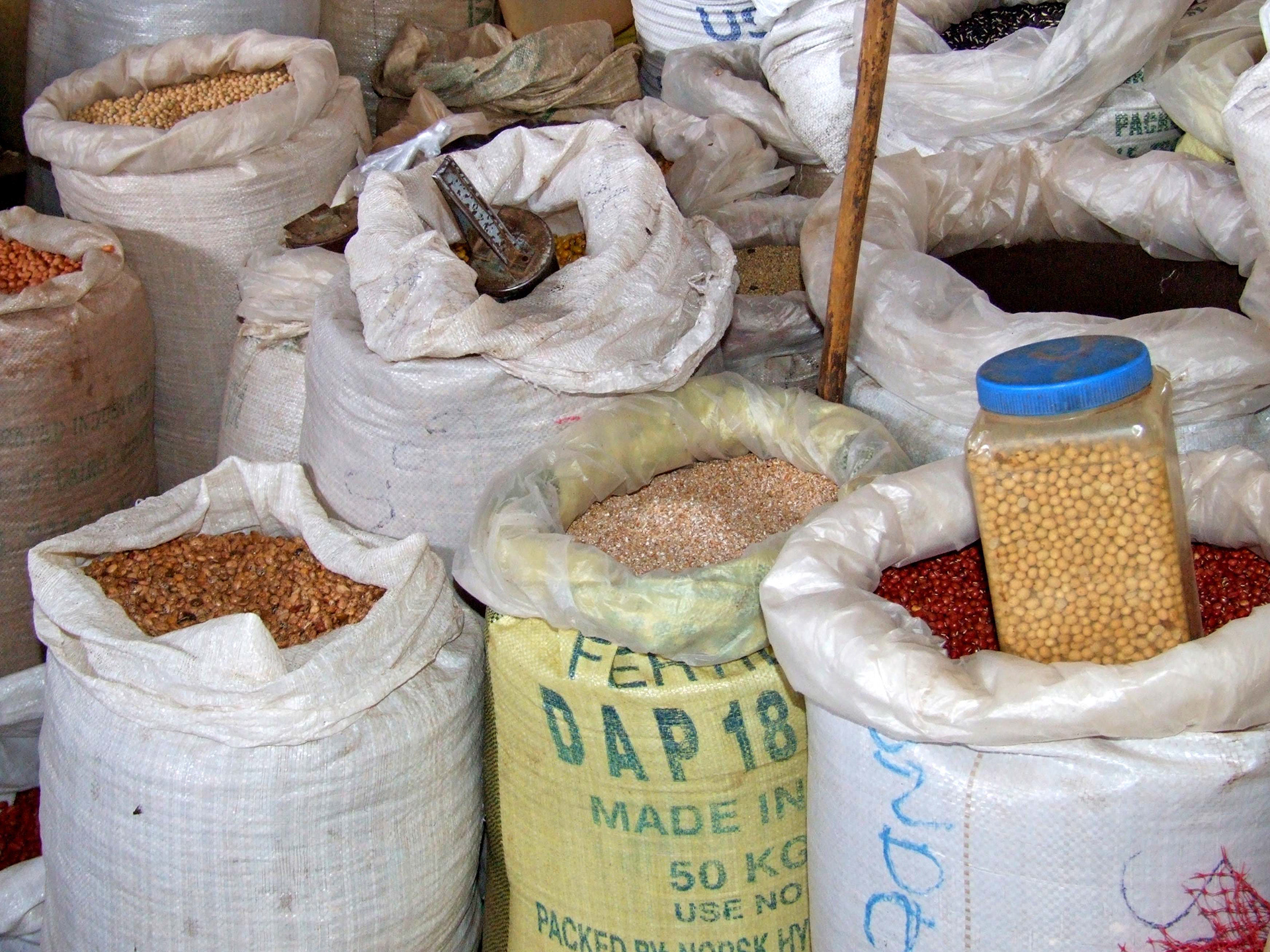 Pulses in Mombassa Market, Kenya