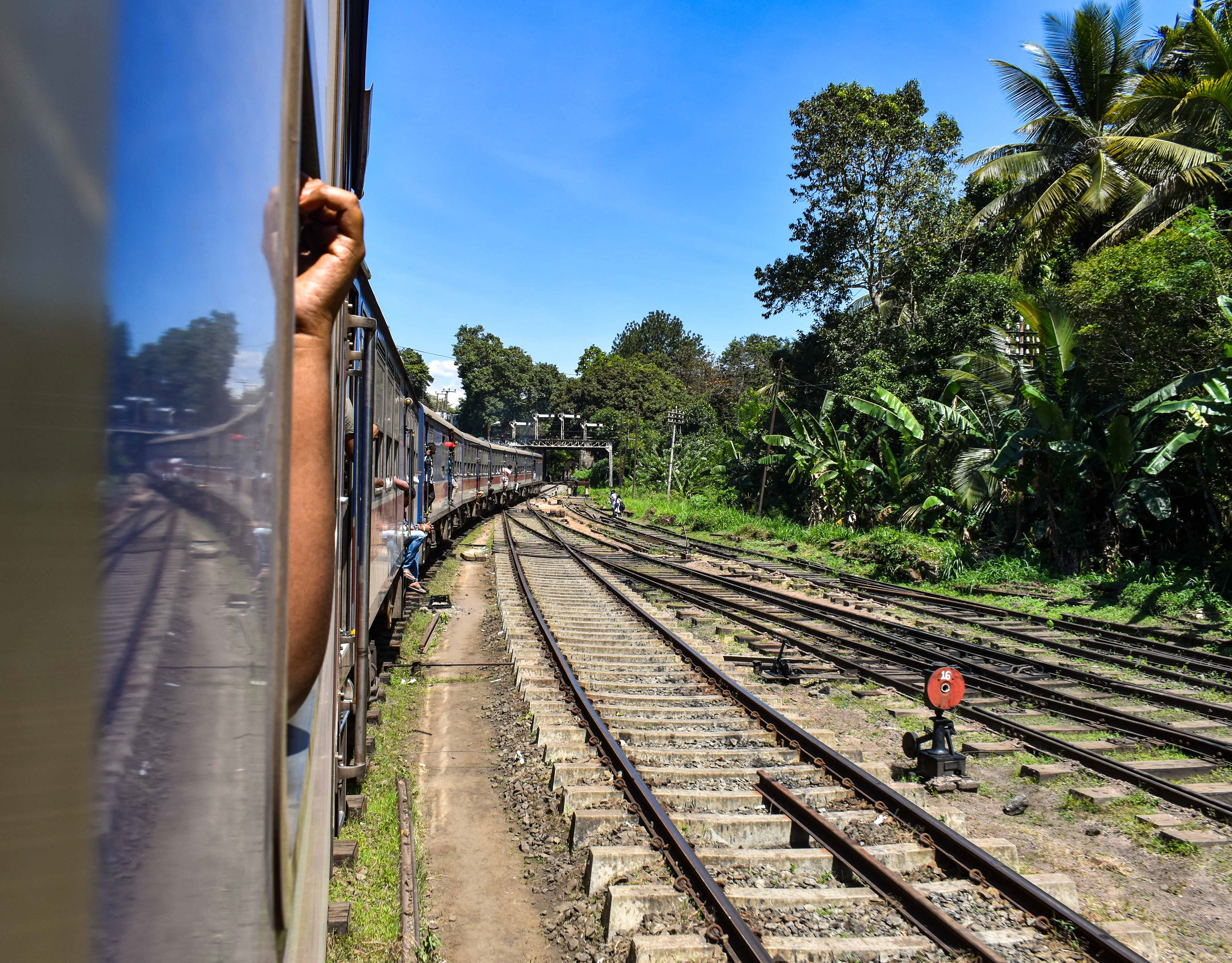 Approach to Kandy and still with semaphore signalling