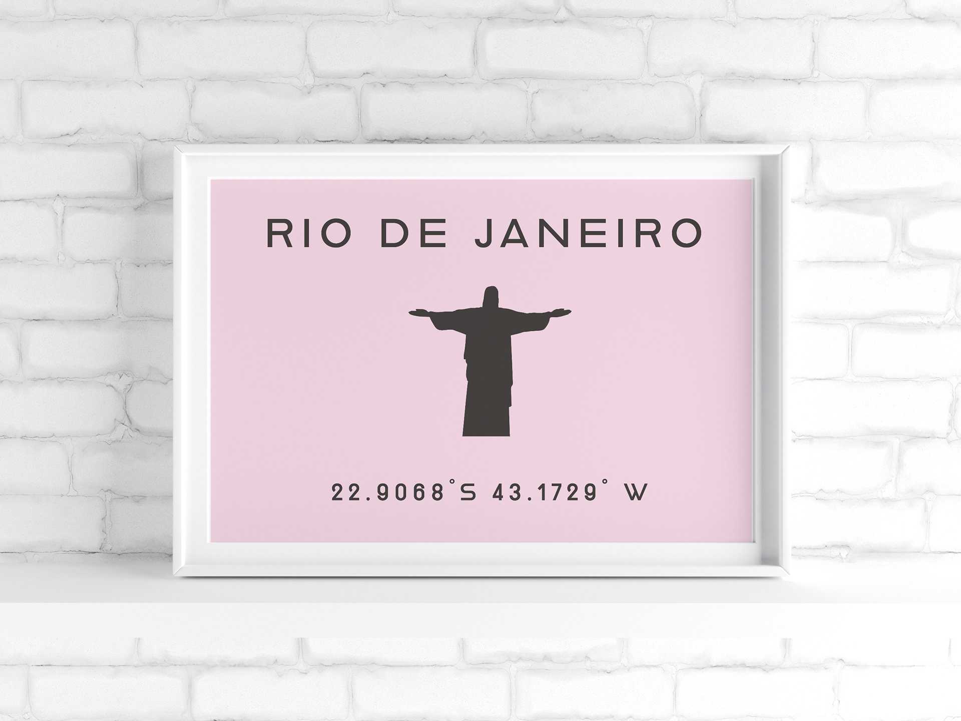 Rio de Janeiro Location Print