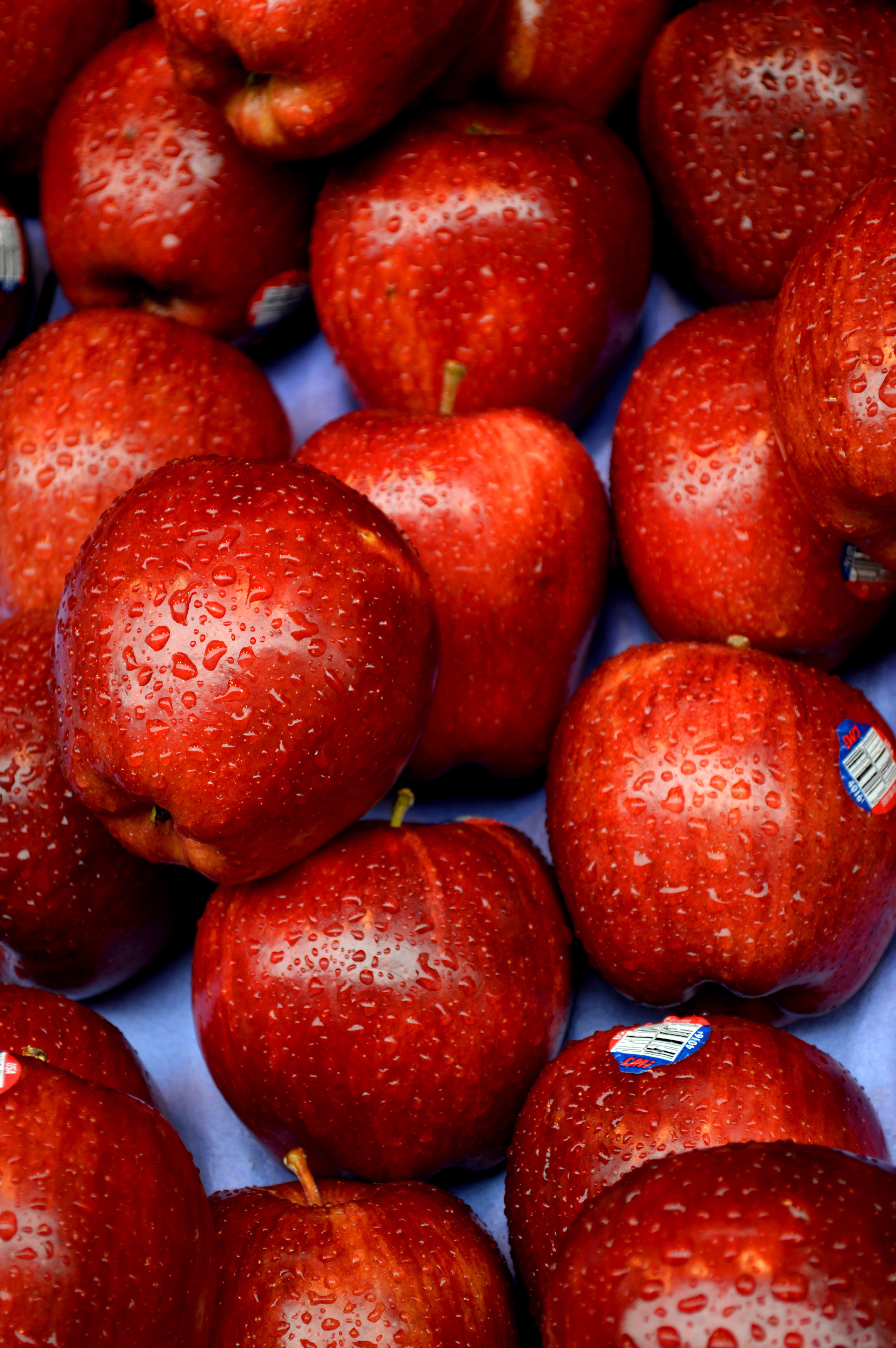 Juicy red apples, Hong Kong