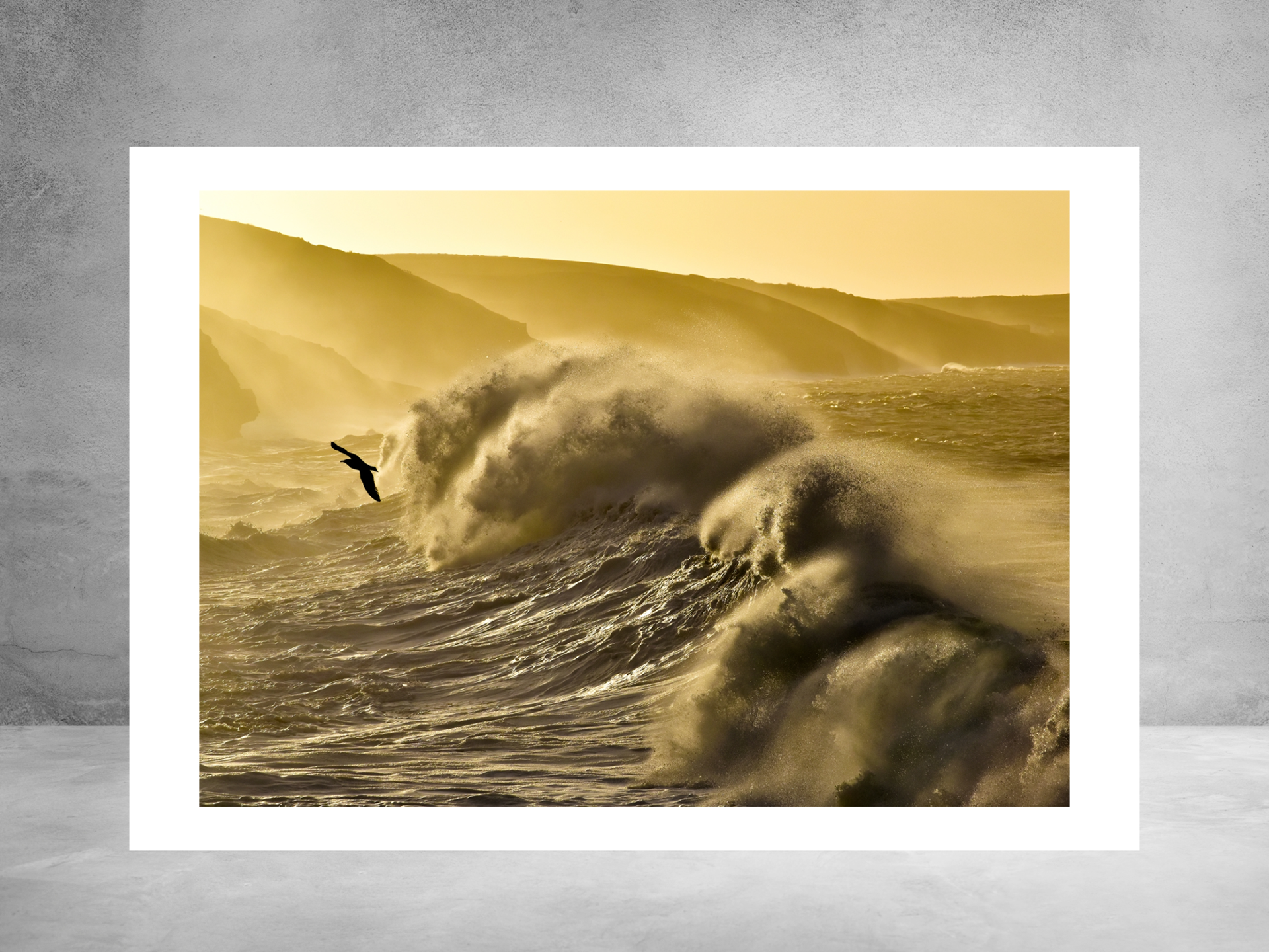 Original Photography Card - Storm Ciaran at Porthleven