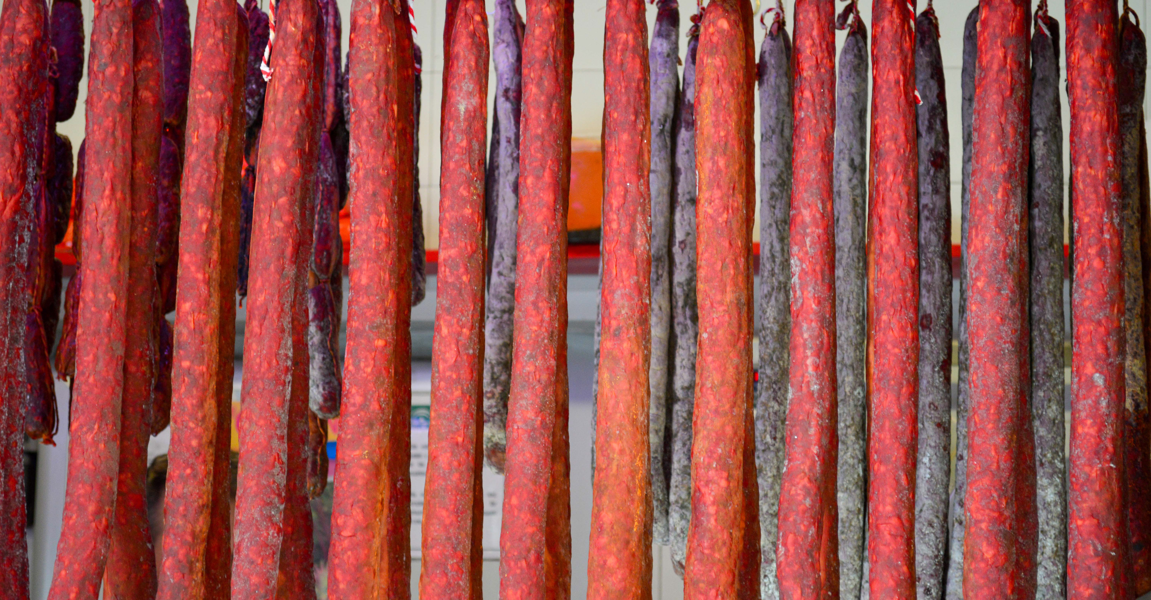 Chorizo in Cadiz Market