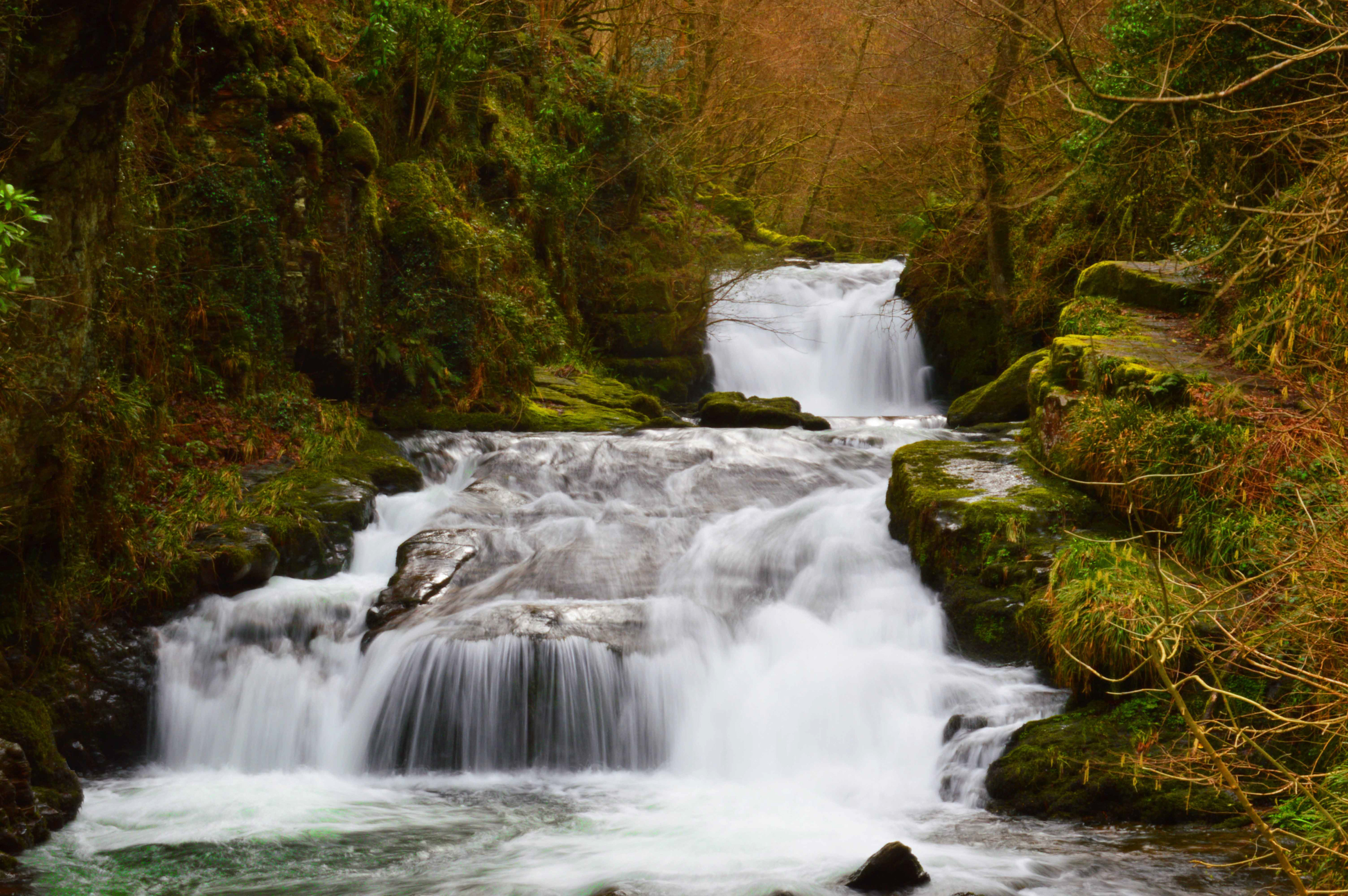 A grey day bought out the colours at Watersmeet