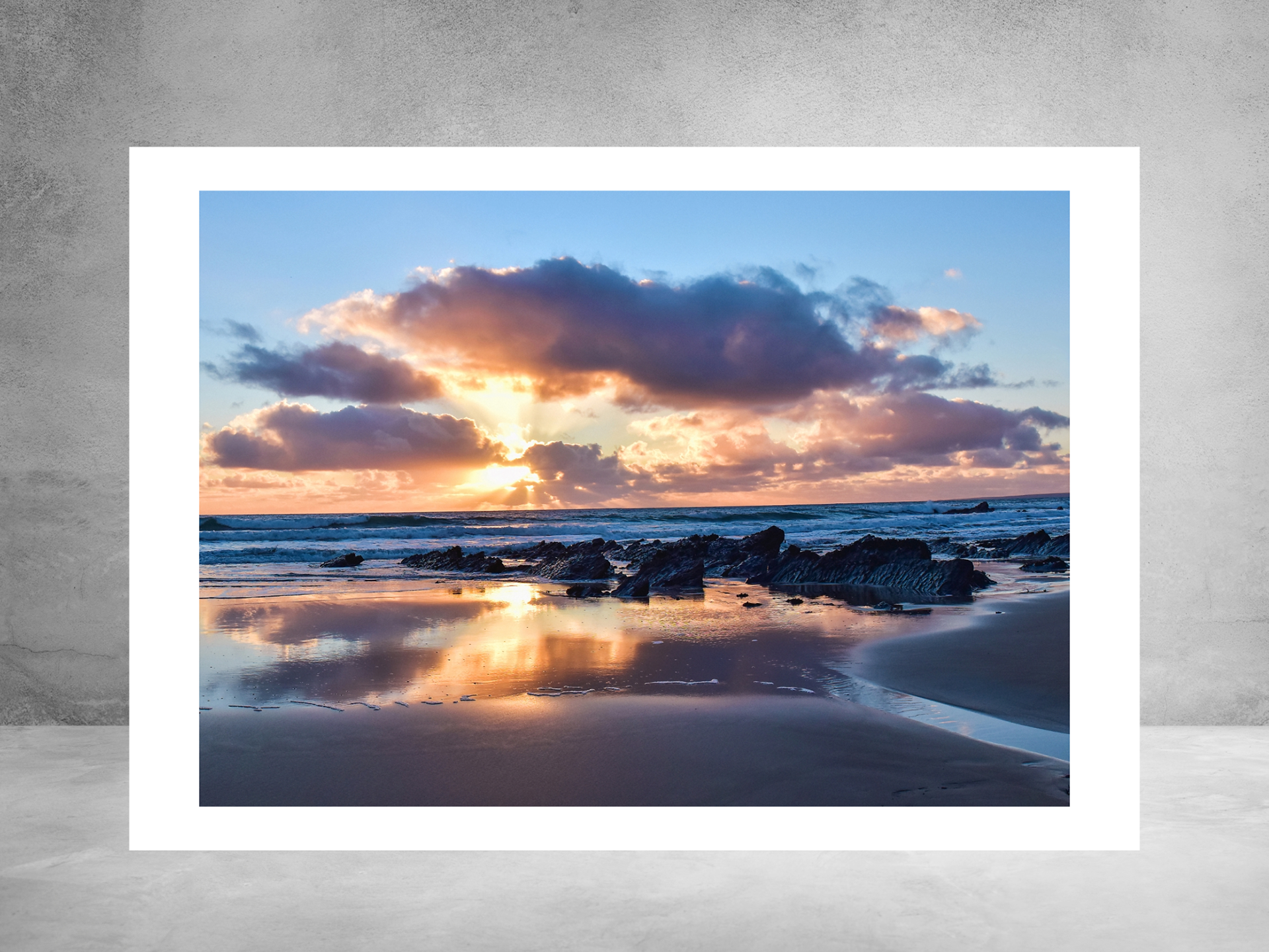 Original Photography Card - Sunset at Dollar Cove