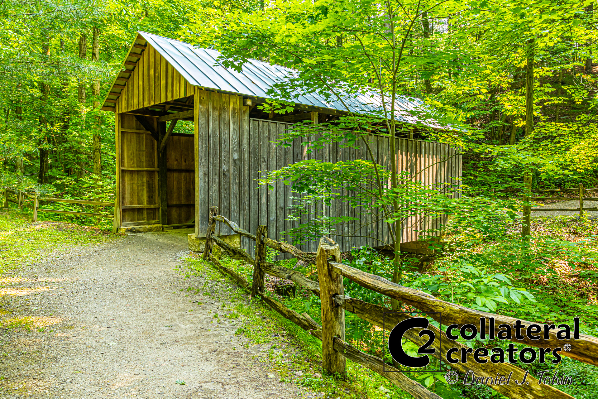 Pine Bank Covered Bridge - Avella, Pennsylvania