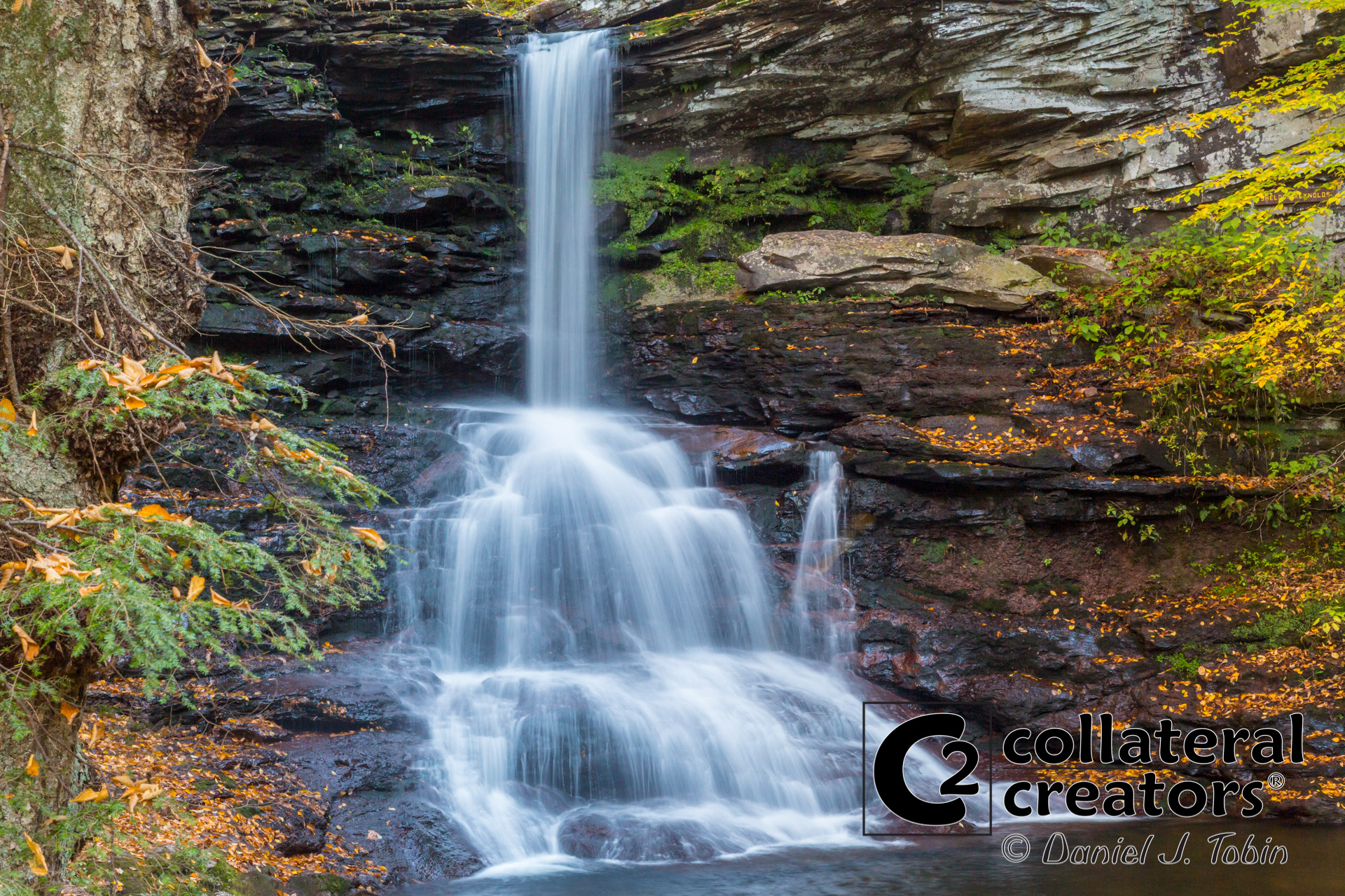 Sheldon Reynolds Falls at Ricketts Glenn - Benton, Pennsylvania