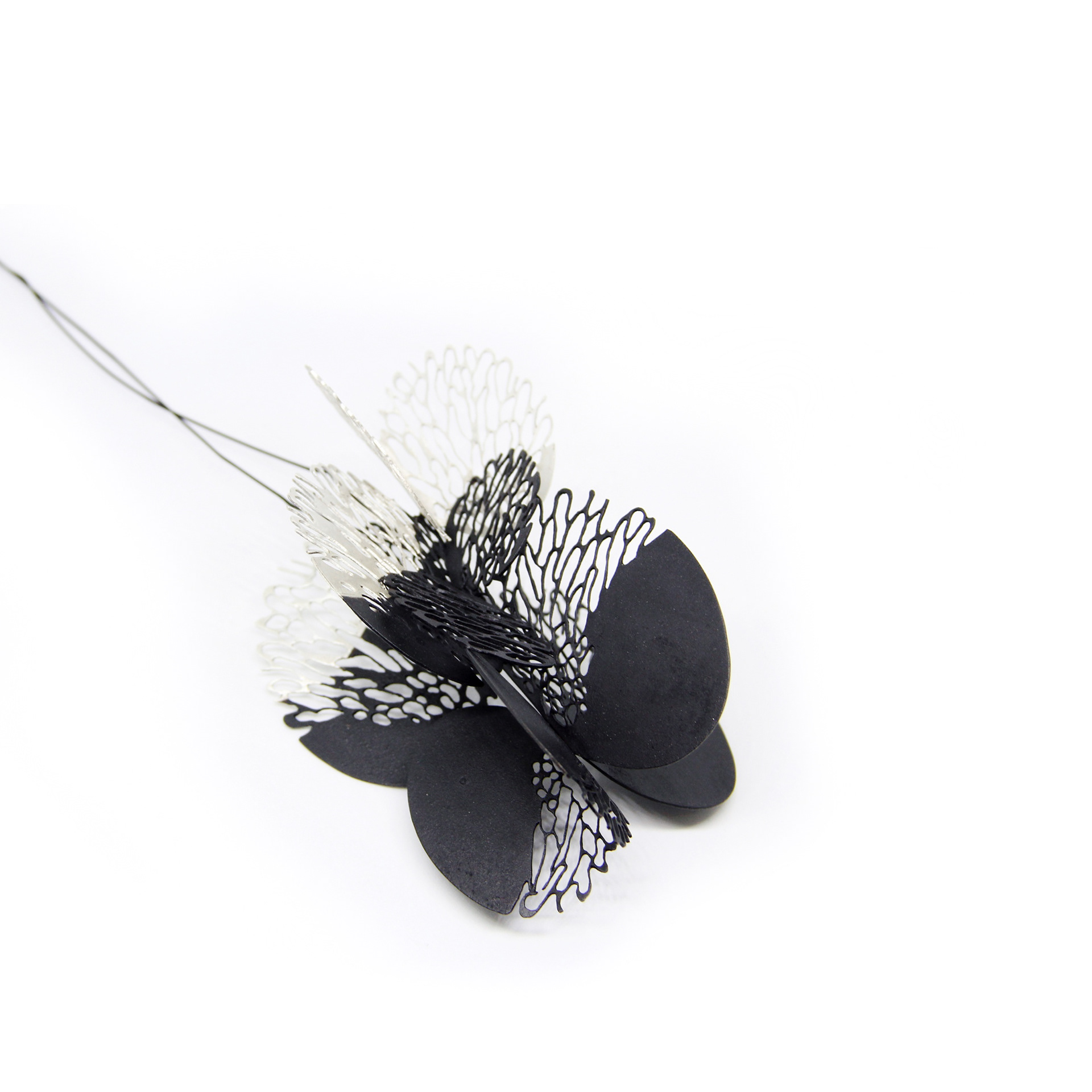 Shi Ruining/Disappearing/120x65x55mm/2021/silver925, iron