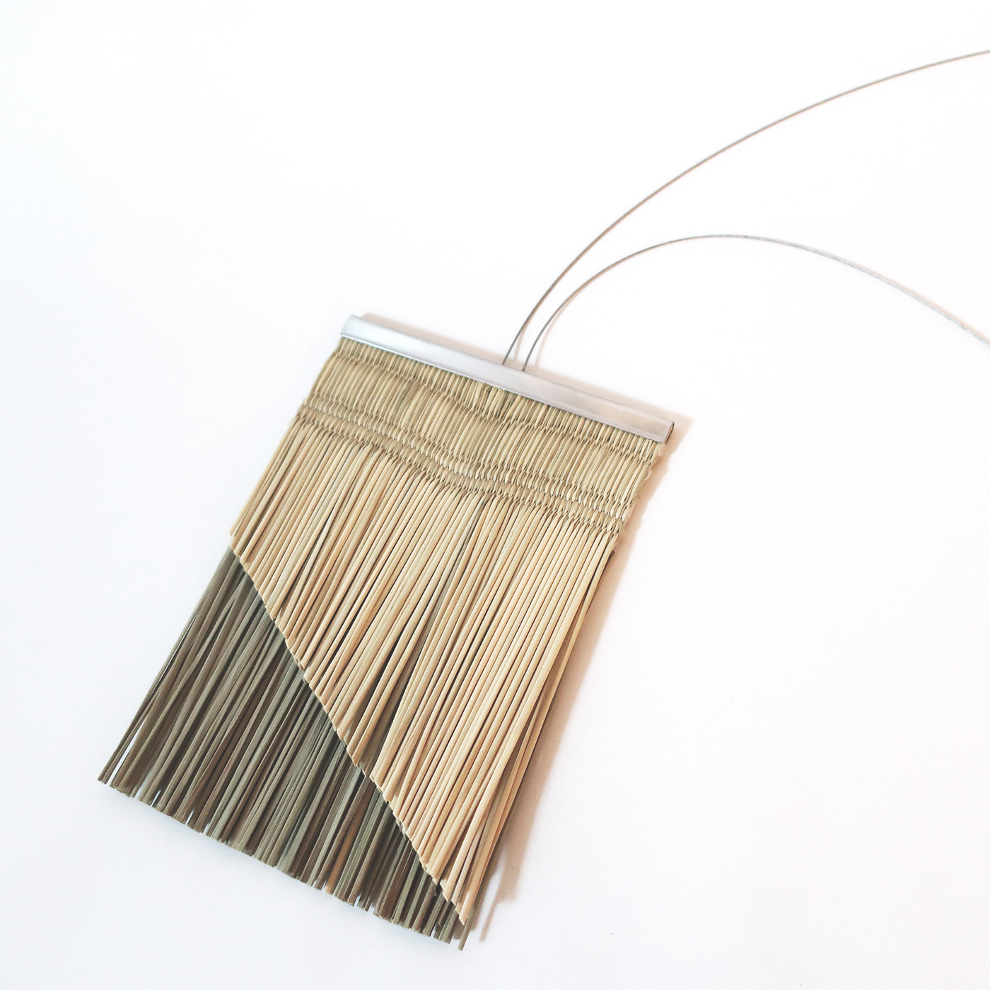 Misaki Nomoto/INORI/480x100x5mm/2021/Tatami ( made of straw and rush ), Stainless steel