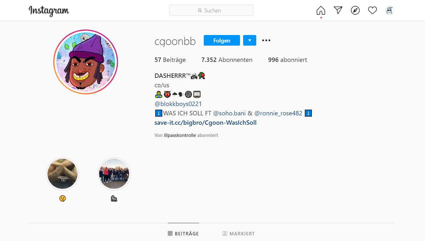 Cgoon Illustration Cover Instagram