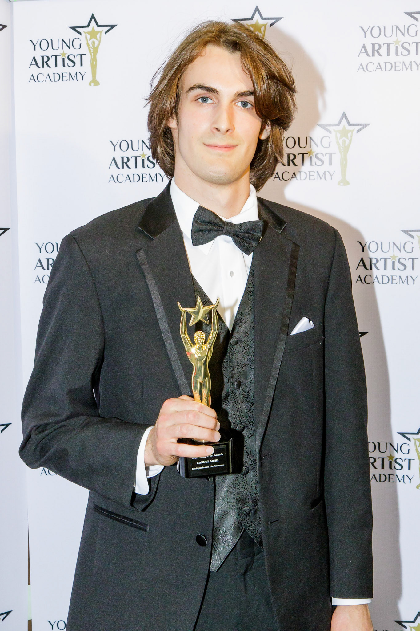 CONNOR MUHL  won for Best Teen Actor  in Digital Series or Film Performance at the 39th Young Artists Academy Awards in Los Angeles, California on July 14, 2018