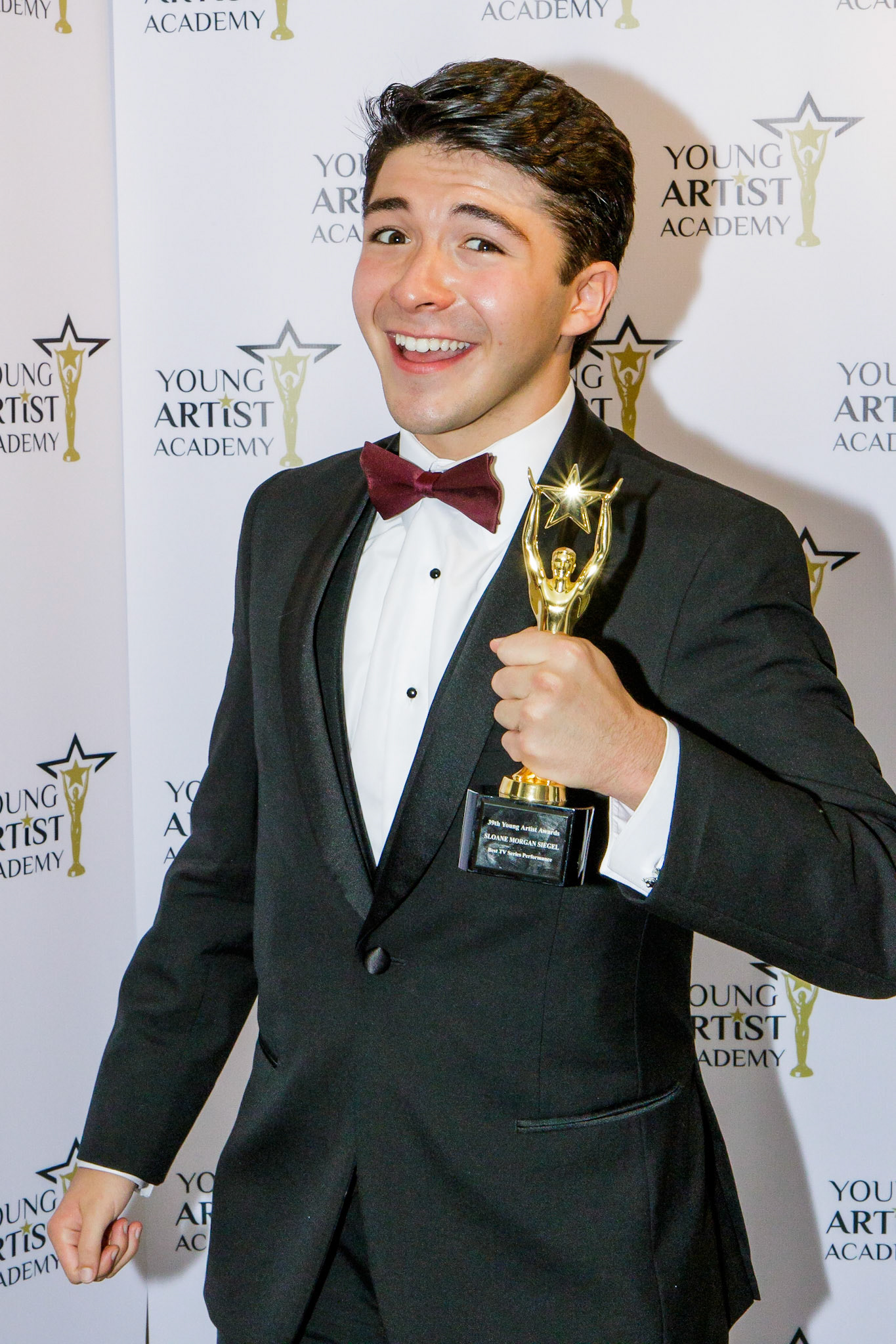 SLOANE MORGAN SIEGEL  won for Best TV series performance at the 39th Young Artists Academy Awards in Los Angeles, California on July 14, 2018