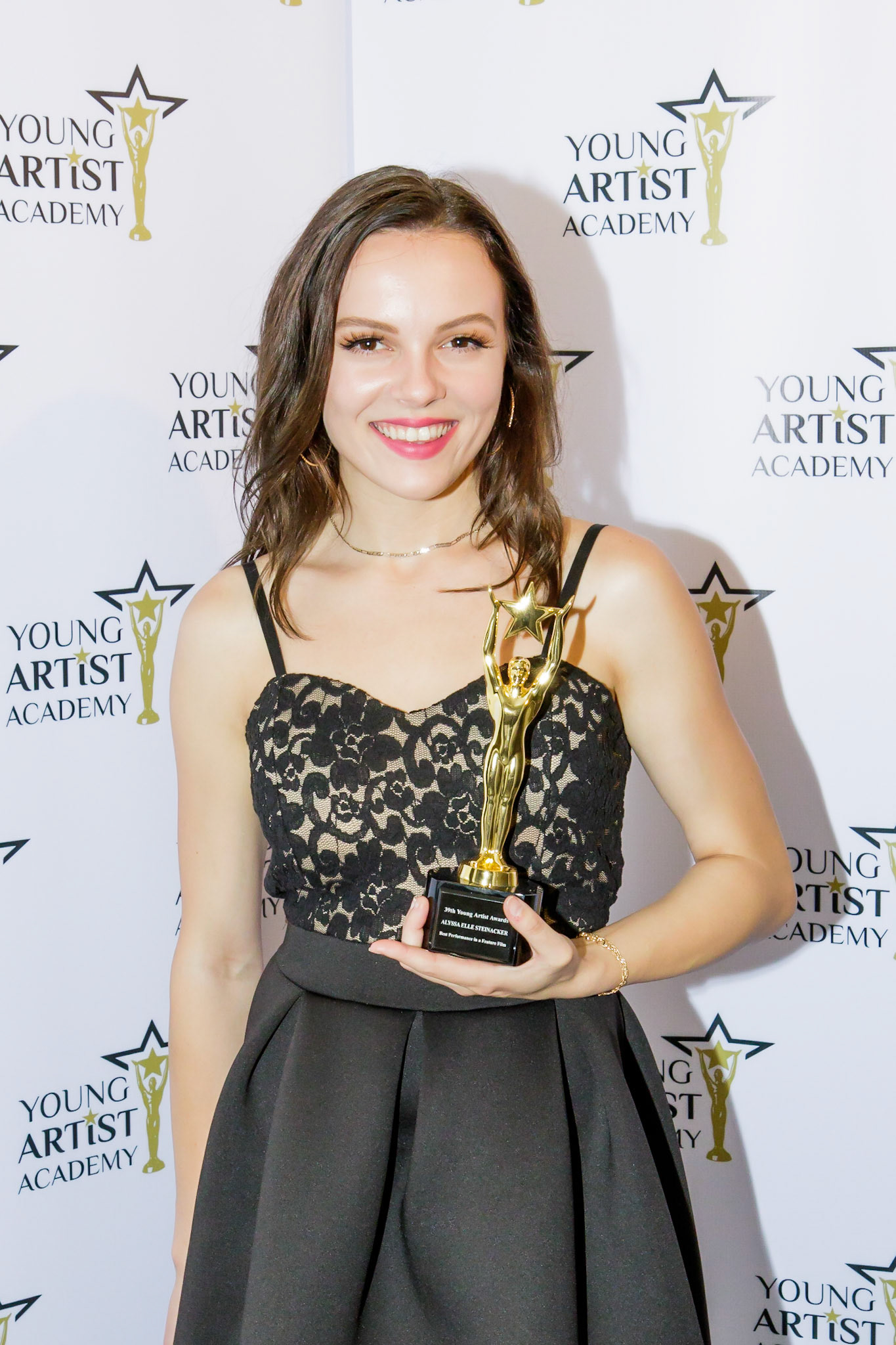 ALYSSA ELLE STEINACKER  won for Best Performance in a Feature Film  at the 39th Young Artists Academy Awards in Los Angeles, California on July 14, 2018