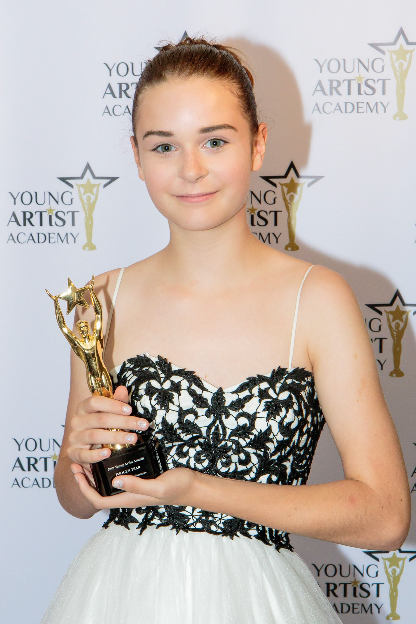 IMOGEN TEAR  won for Best Leading Actress  at the 39th Young Artists Academy Awards in Los Angeles, California on July 14, 2018